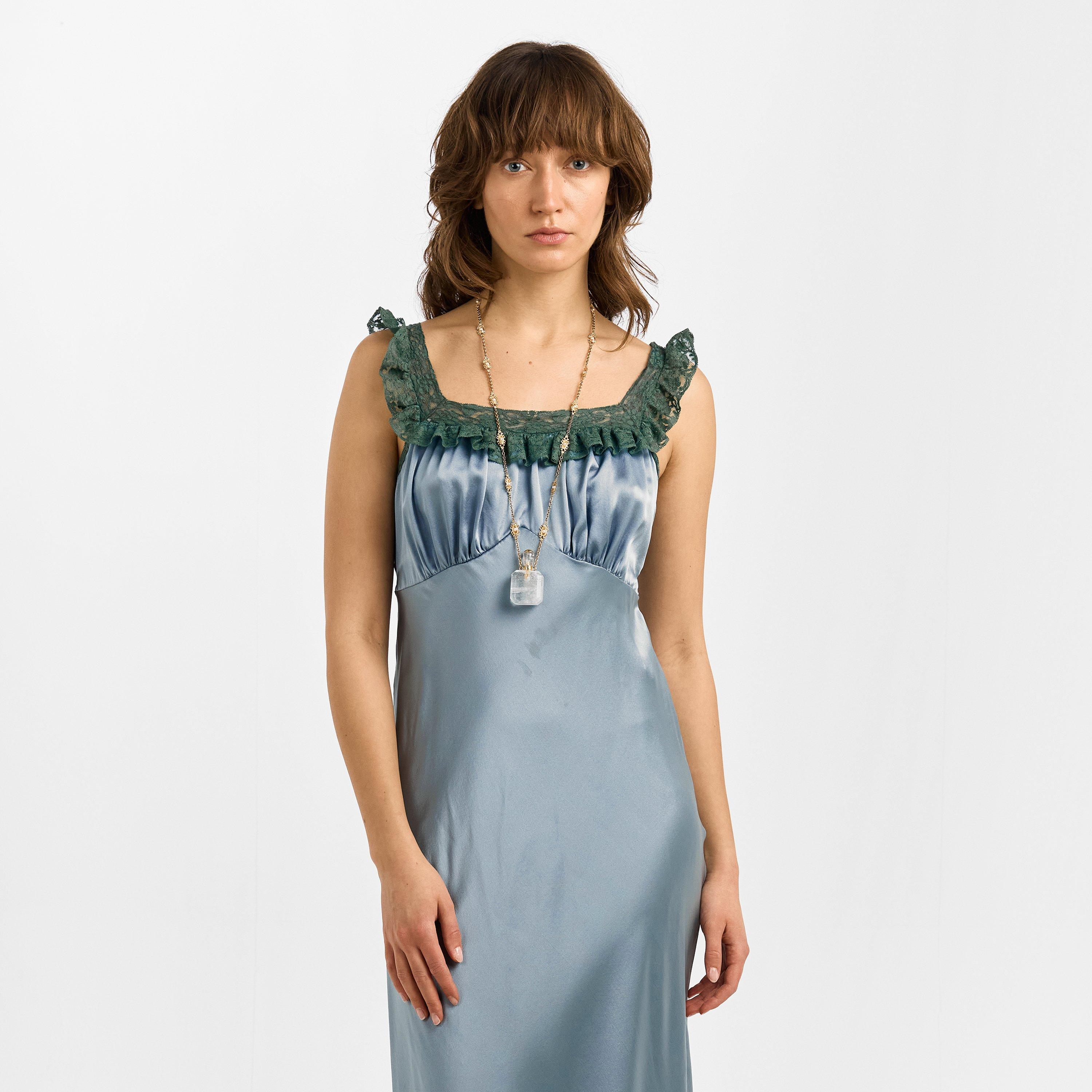 Ash Blue - Chloe - Womens Column Dress - 3