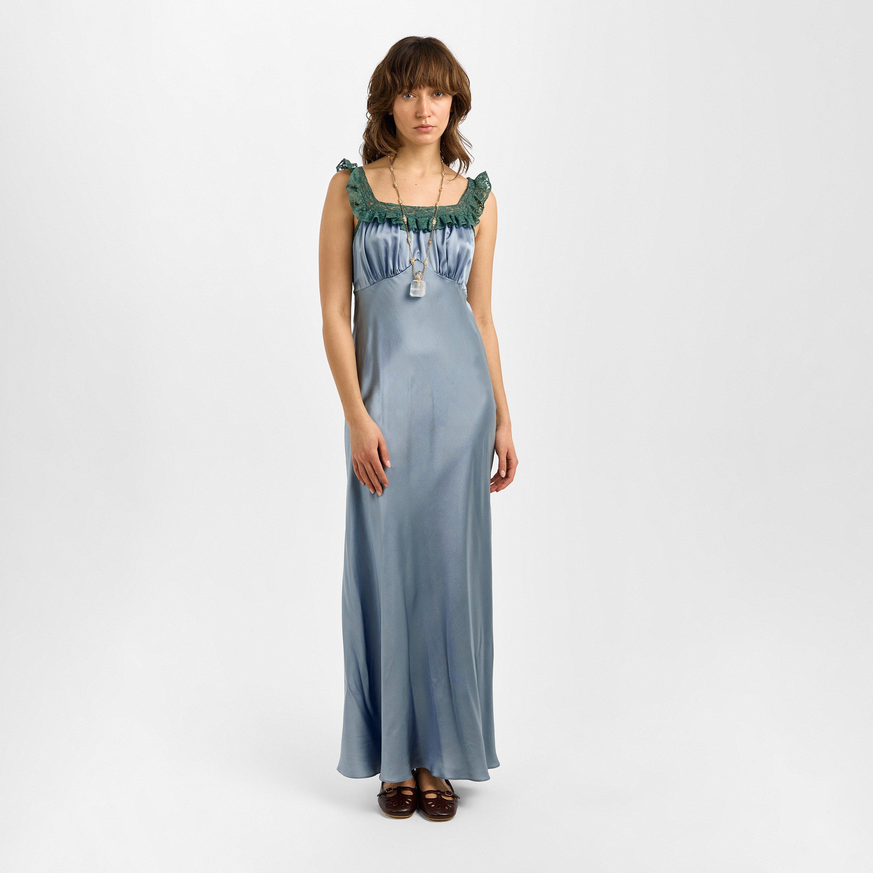 Ash Blue - Chloe - Womens Column Dress - 6