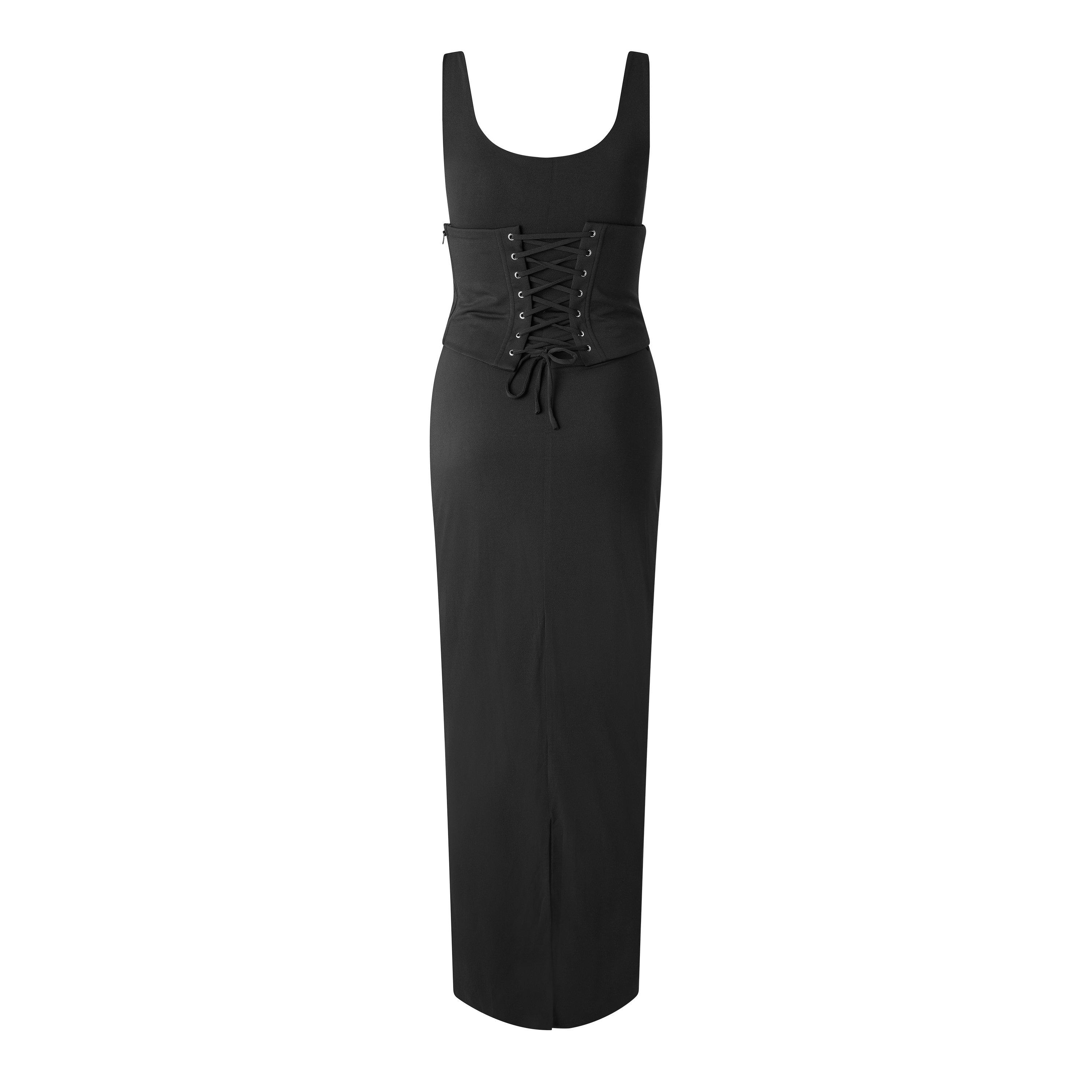 Black - Mars The Label - Womens Sandra Scoop Maxi Dress - 2