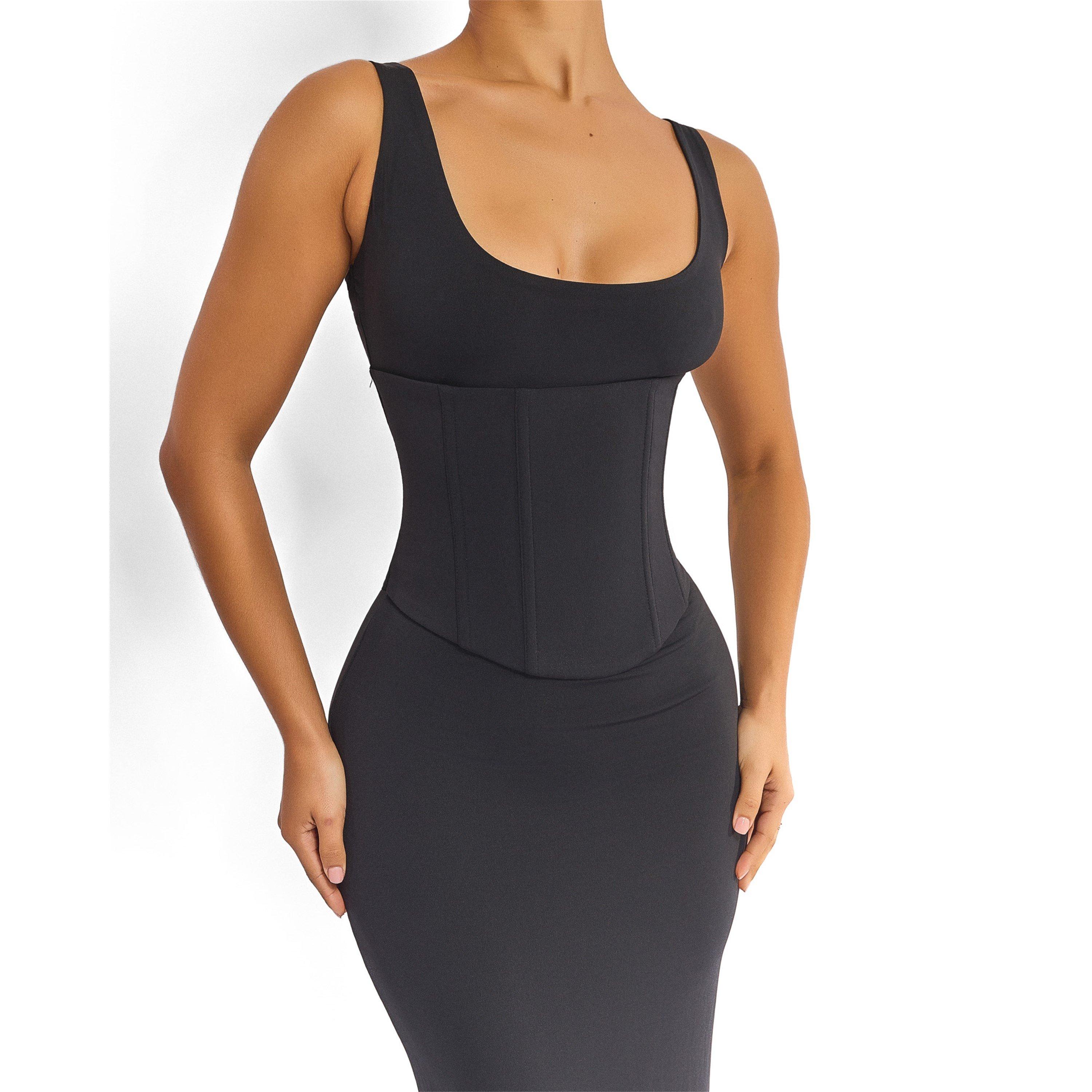 Black - Mars The Label - Womens Sandra Scoop Maxi Dress - 5