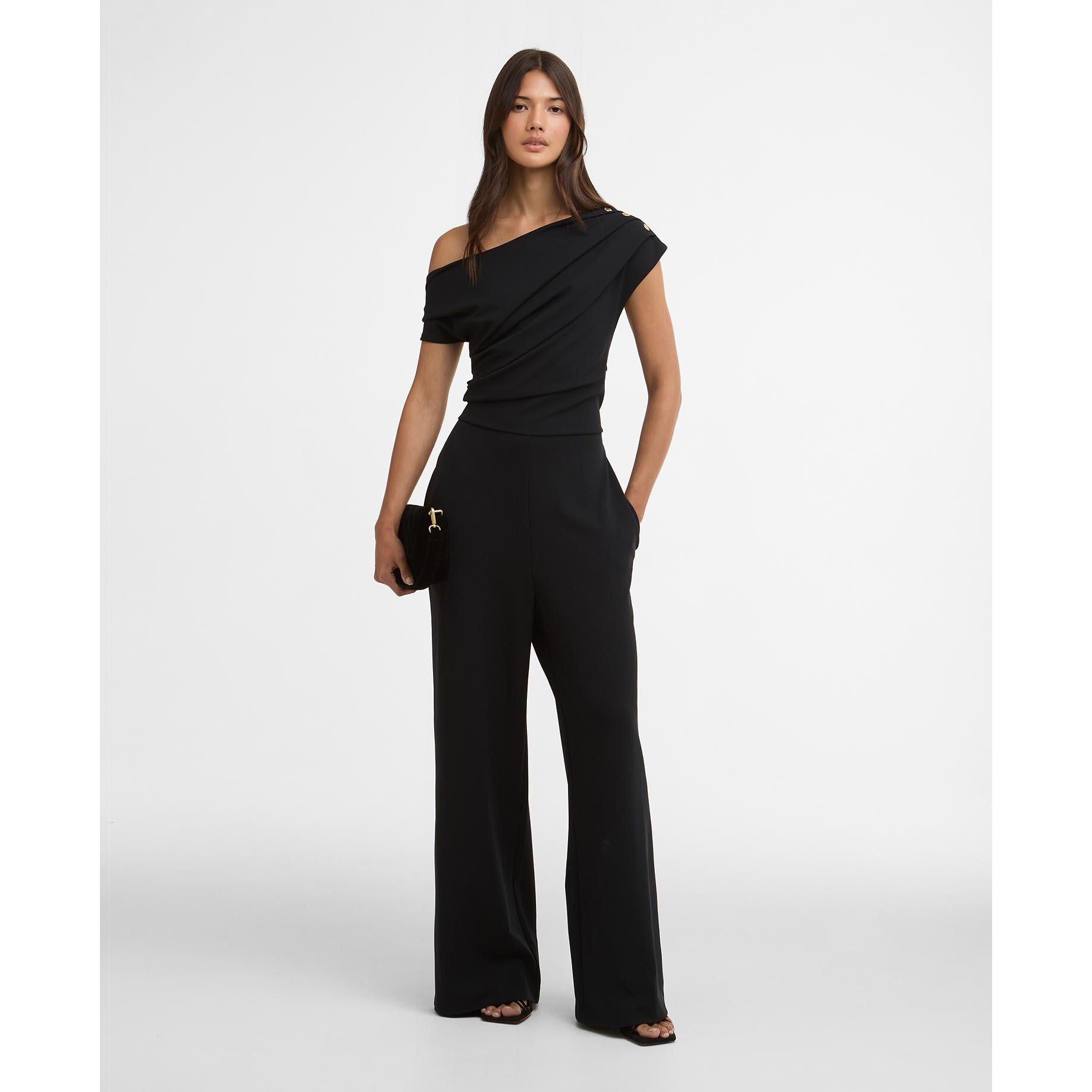 Black - Barbour International - Womens Rae Jumpsuit - 6