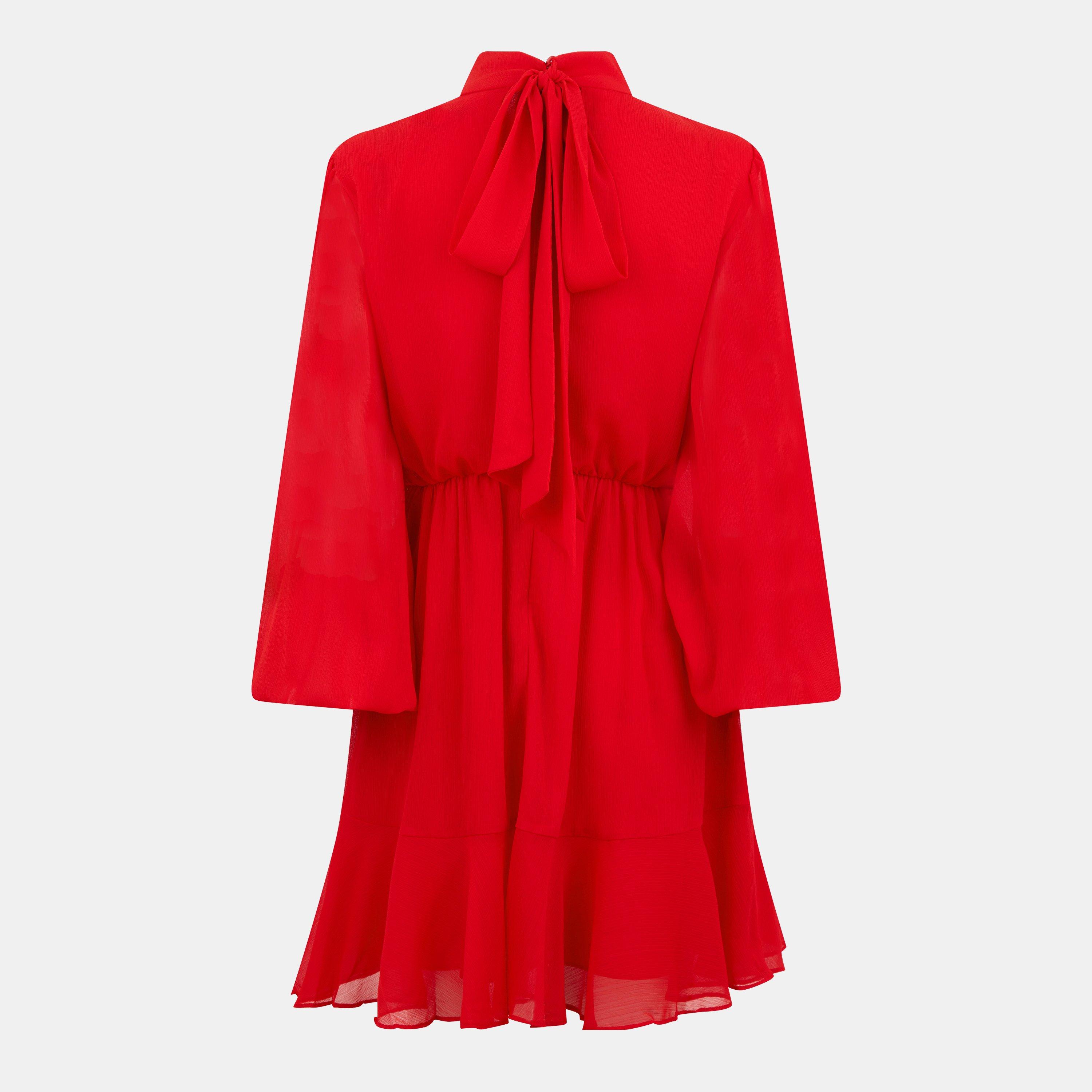 Red - Ted Baker - Woven Mini Dress - 2