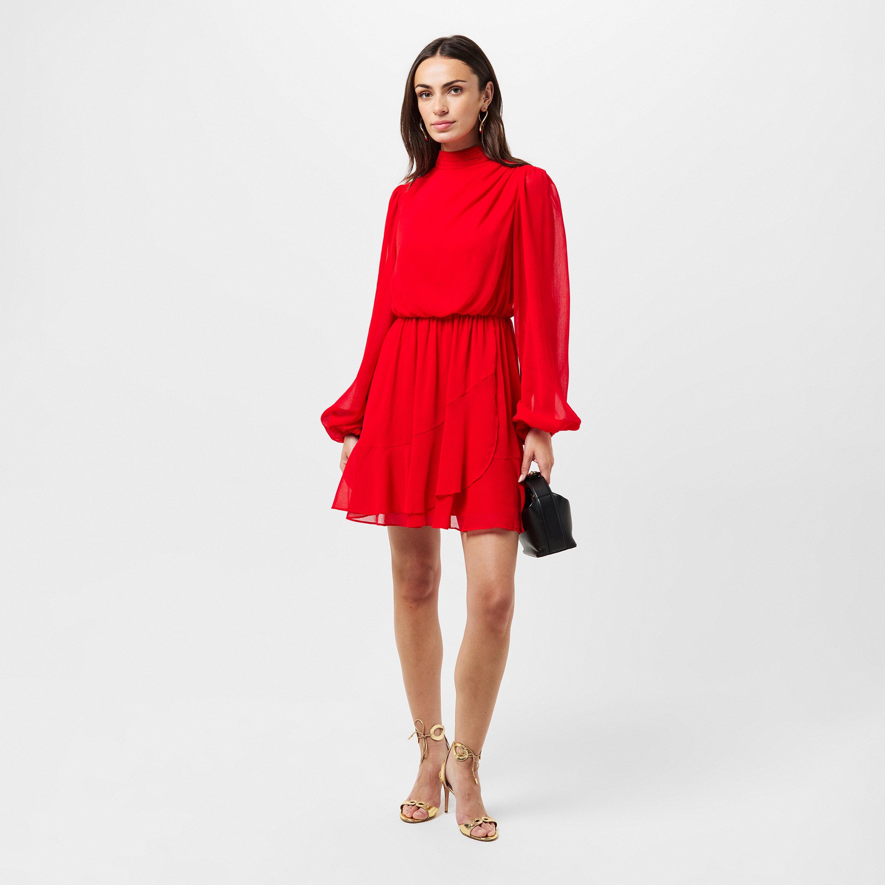 Red - Ted Baker - Woven Mini Dress - 6