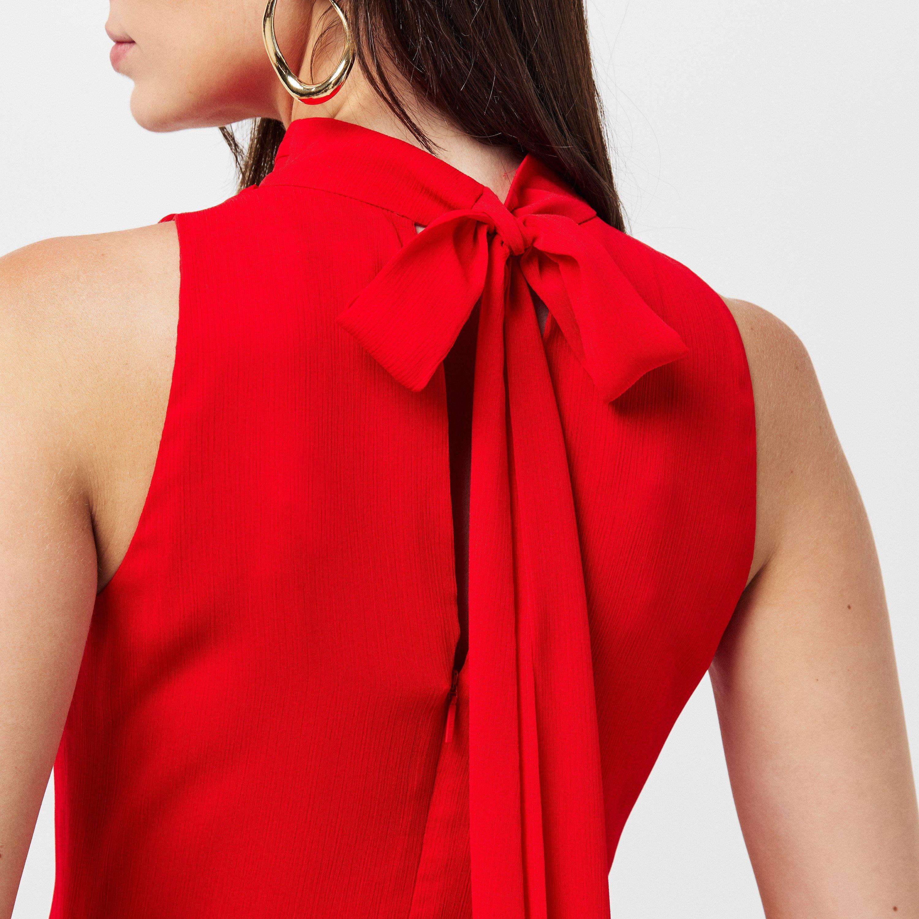 Rosso - Ted Baker - Tie Midi Dress - 5