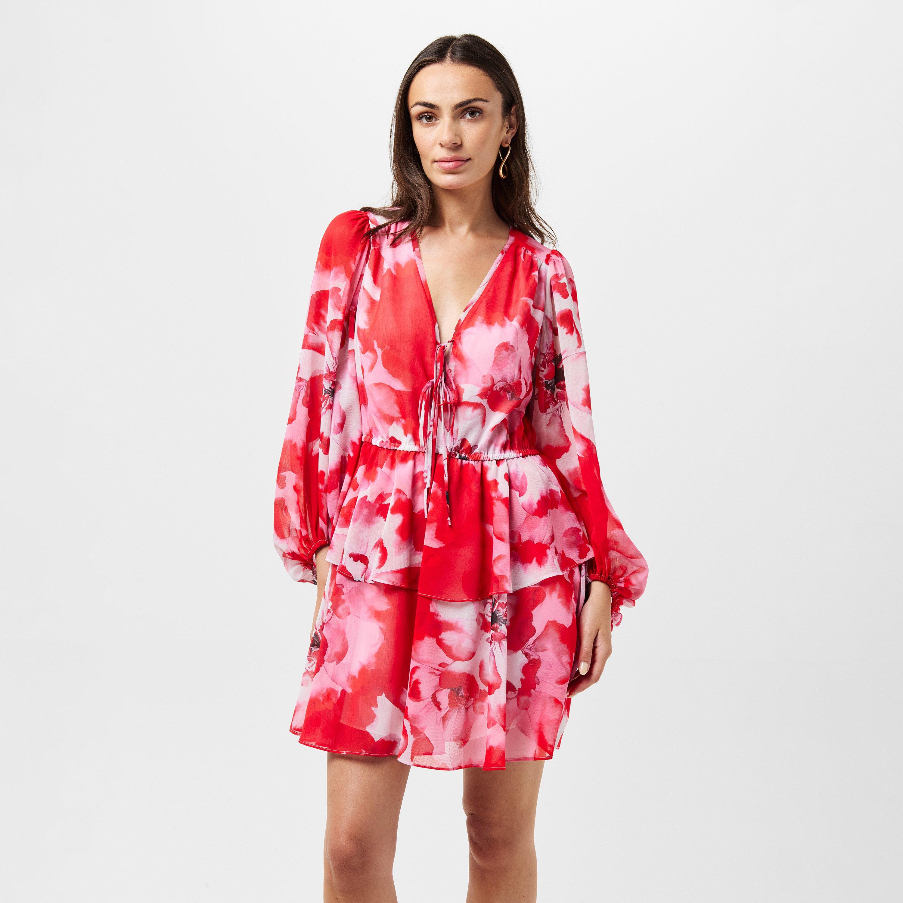 Red - Ted Baker - Tie-Fastened Mini Dress - 3