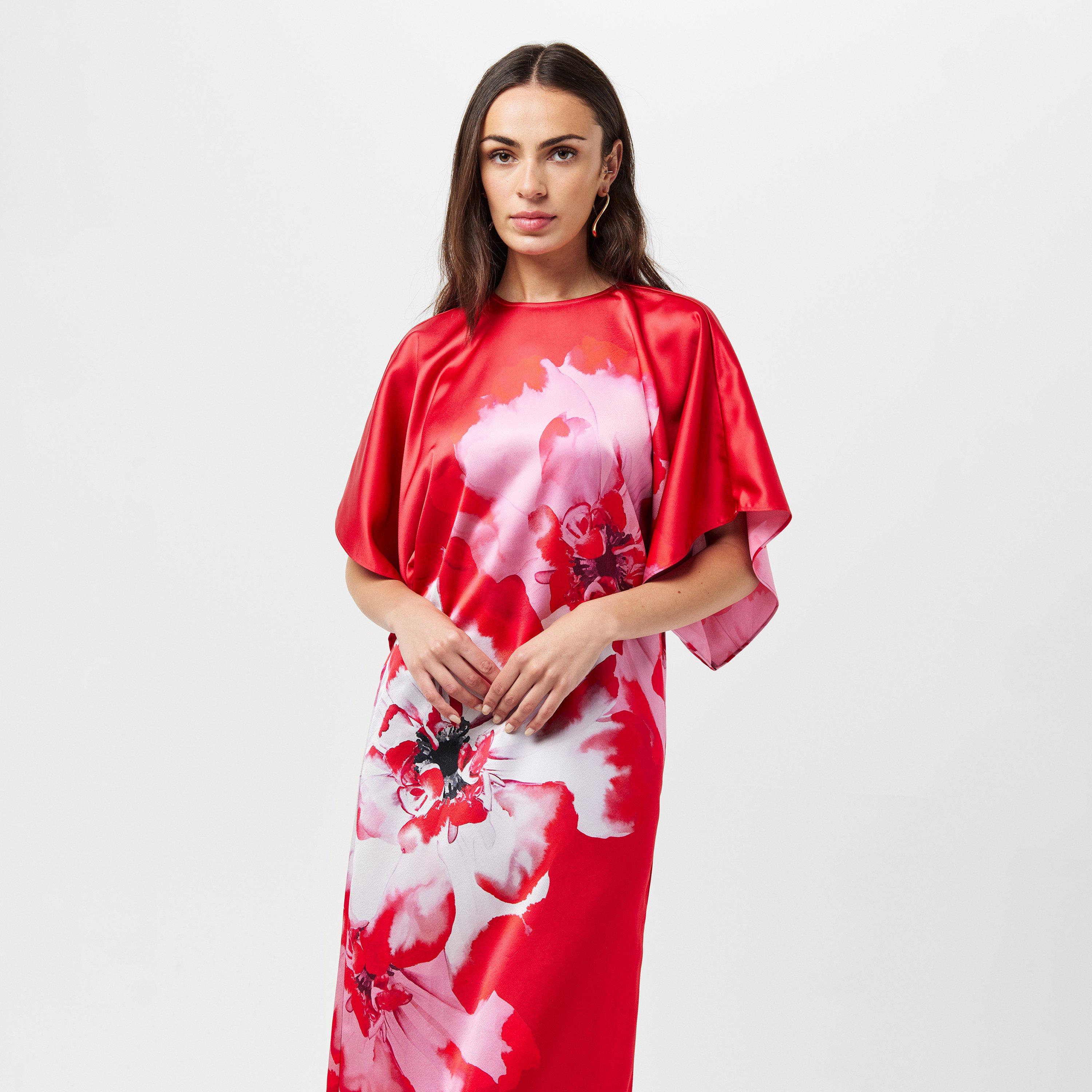 Red - Ted Baker - Woven Mini Dress - 3