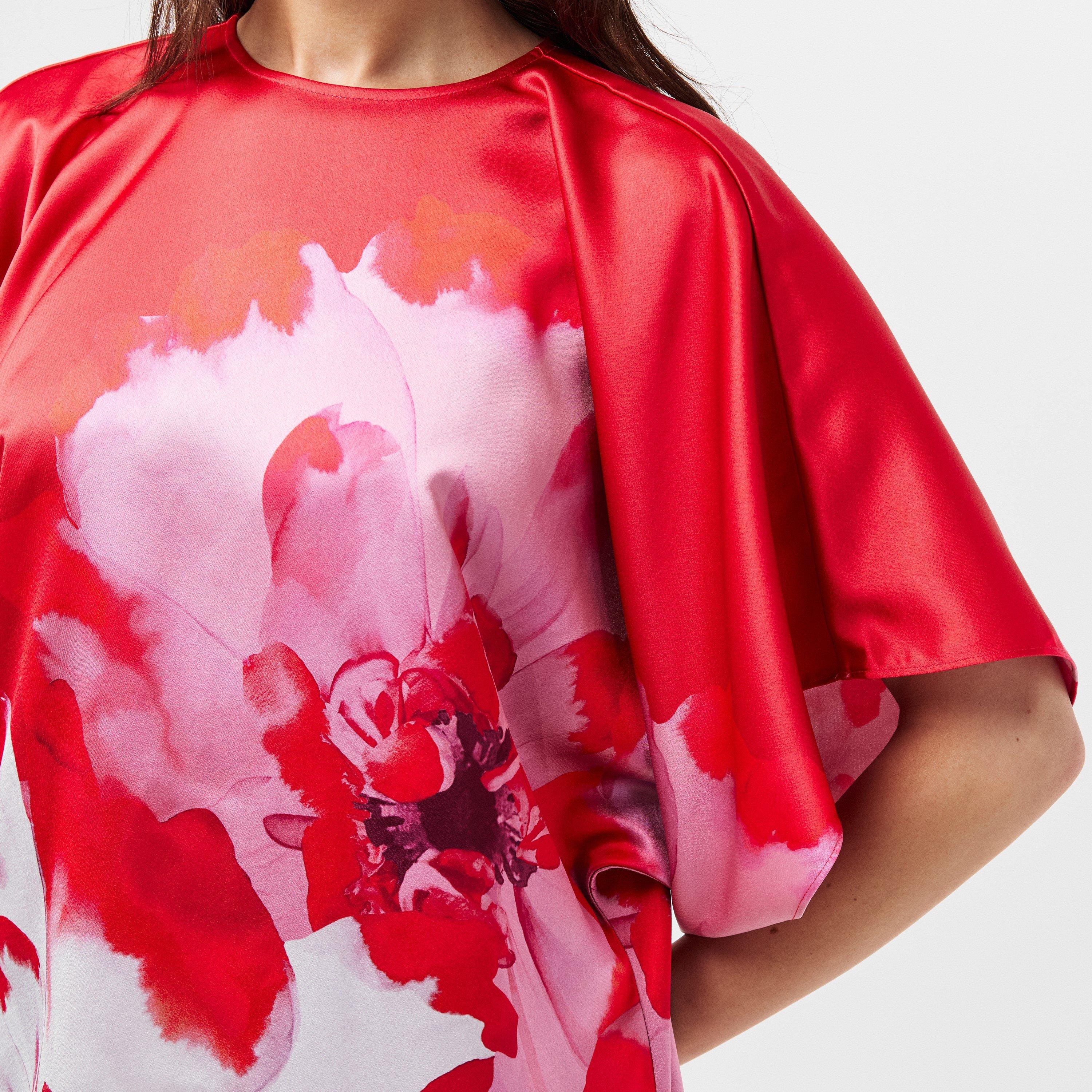 Red - Ted Baker - Woven Mini Dress - 5