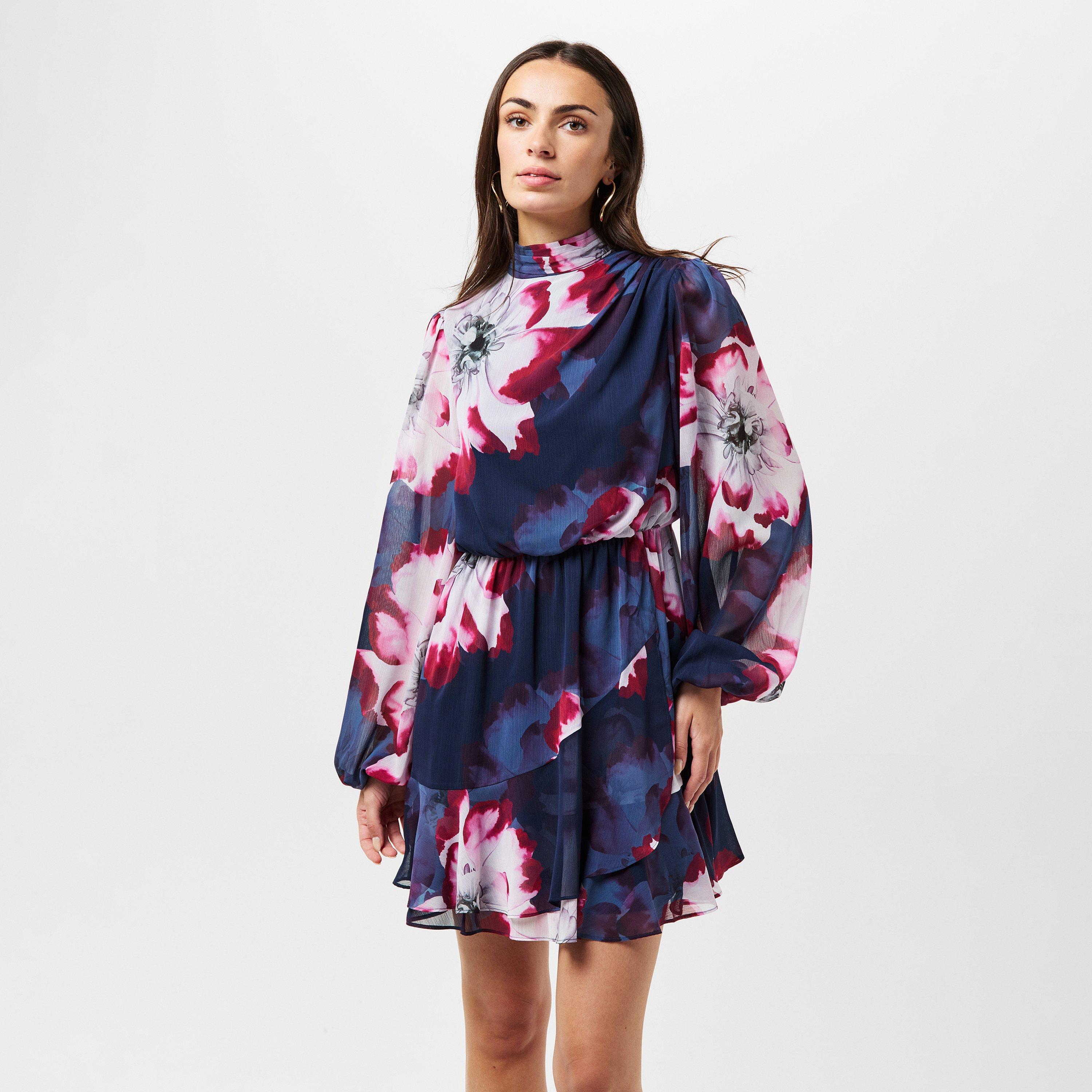 Navy - Ted Baker - Crew Mini Dress - 3