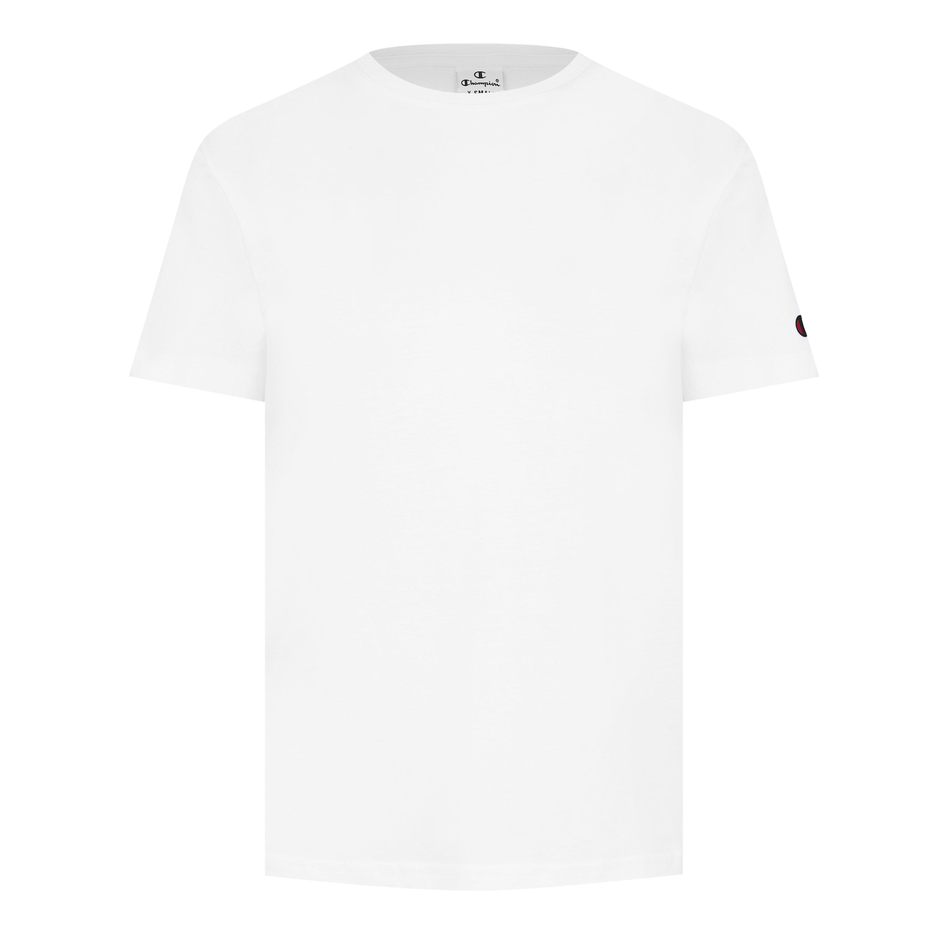 Wit - Champion - Regular Fit Crewneck T-Shirt - 5