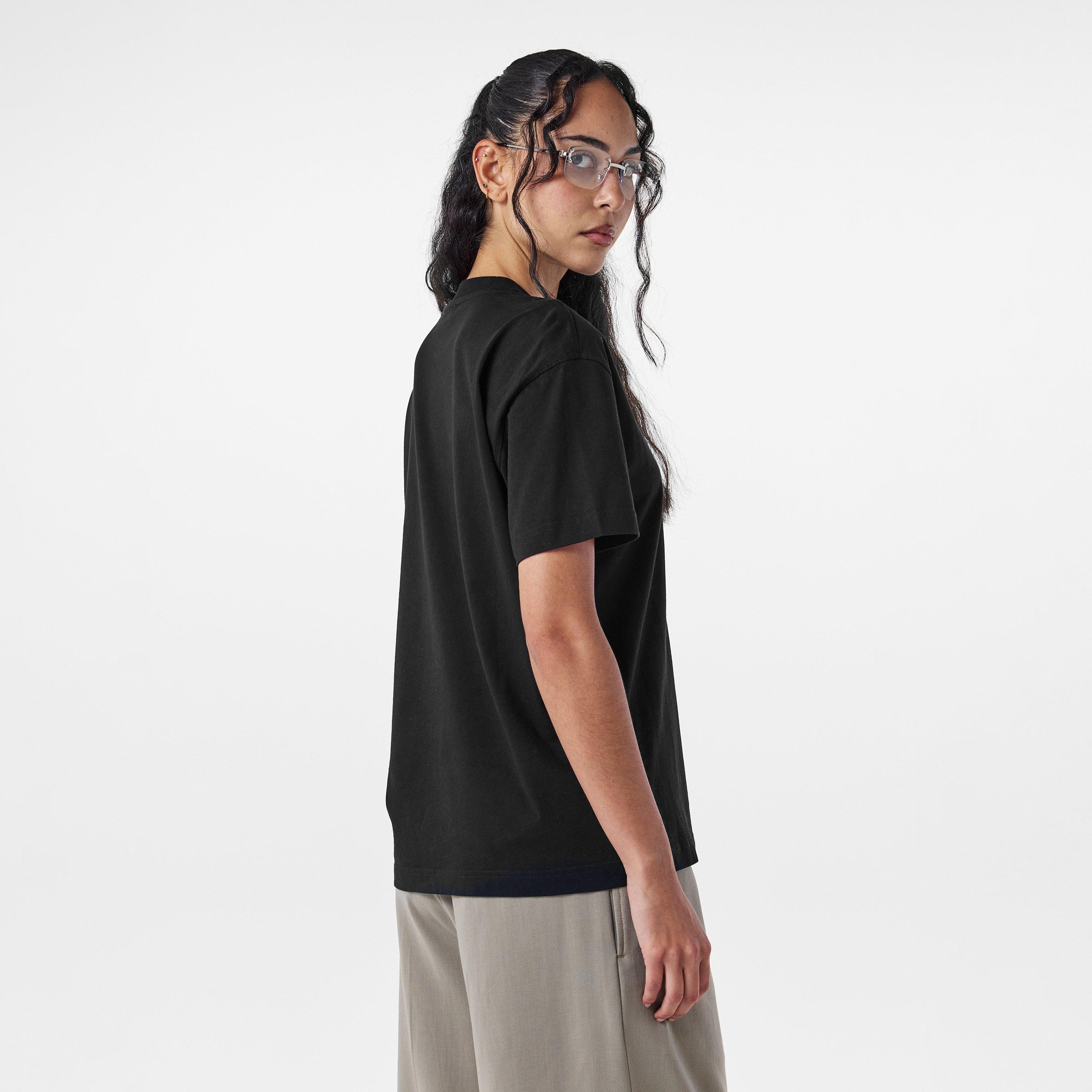 Black - Off White - Women's Regular Fit T-Shirt - 4