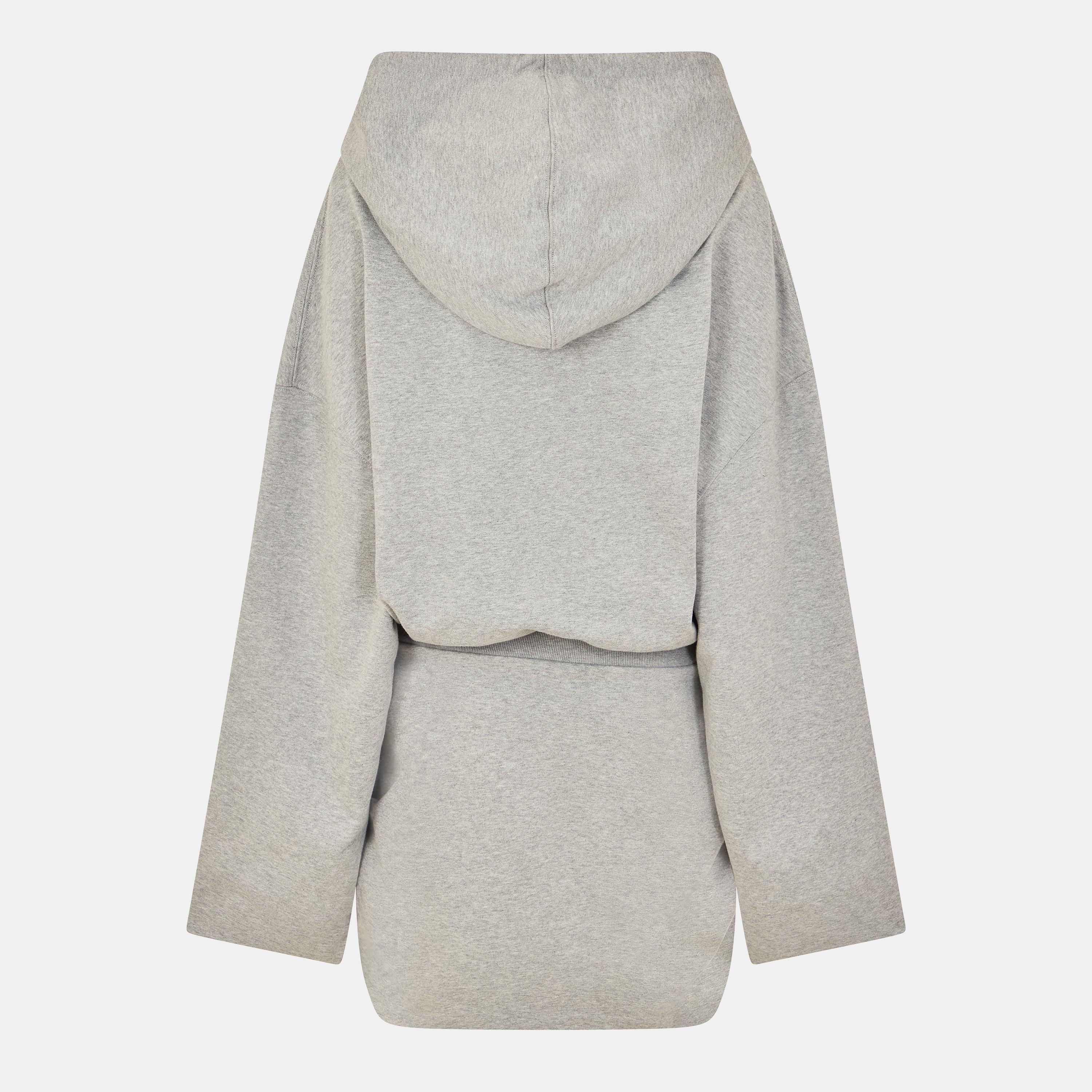 Grey/White - Off White - Women's Maxi Dress - 2