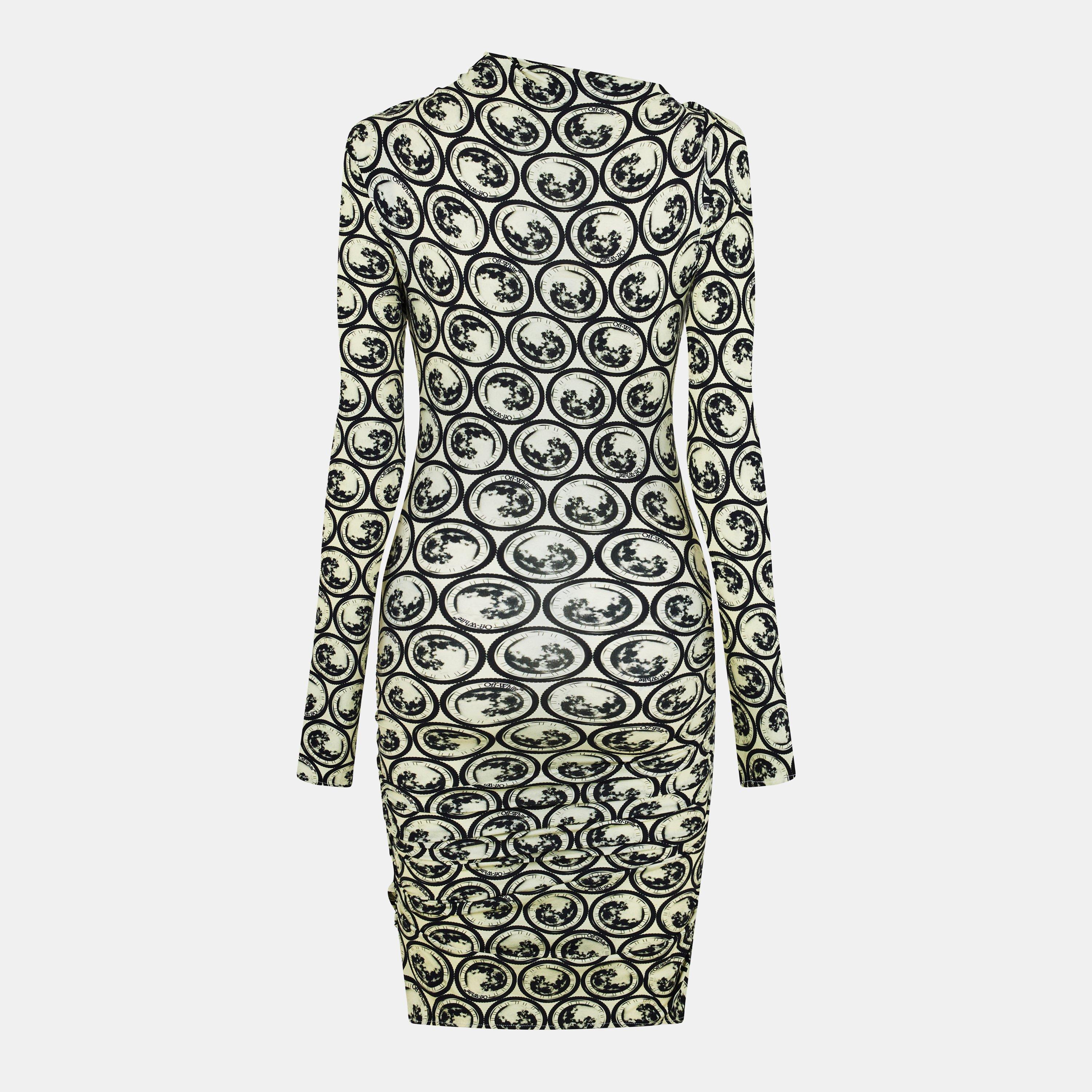 White/Black - Off White - Women's Maxi Dress - 2