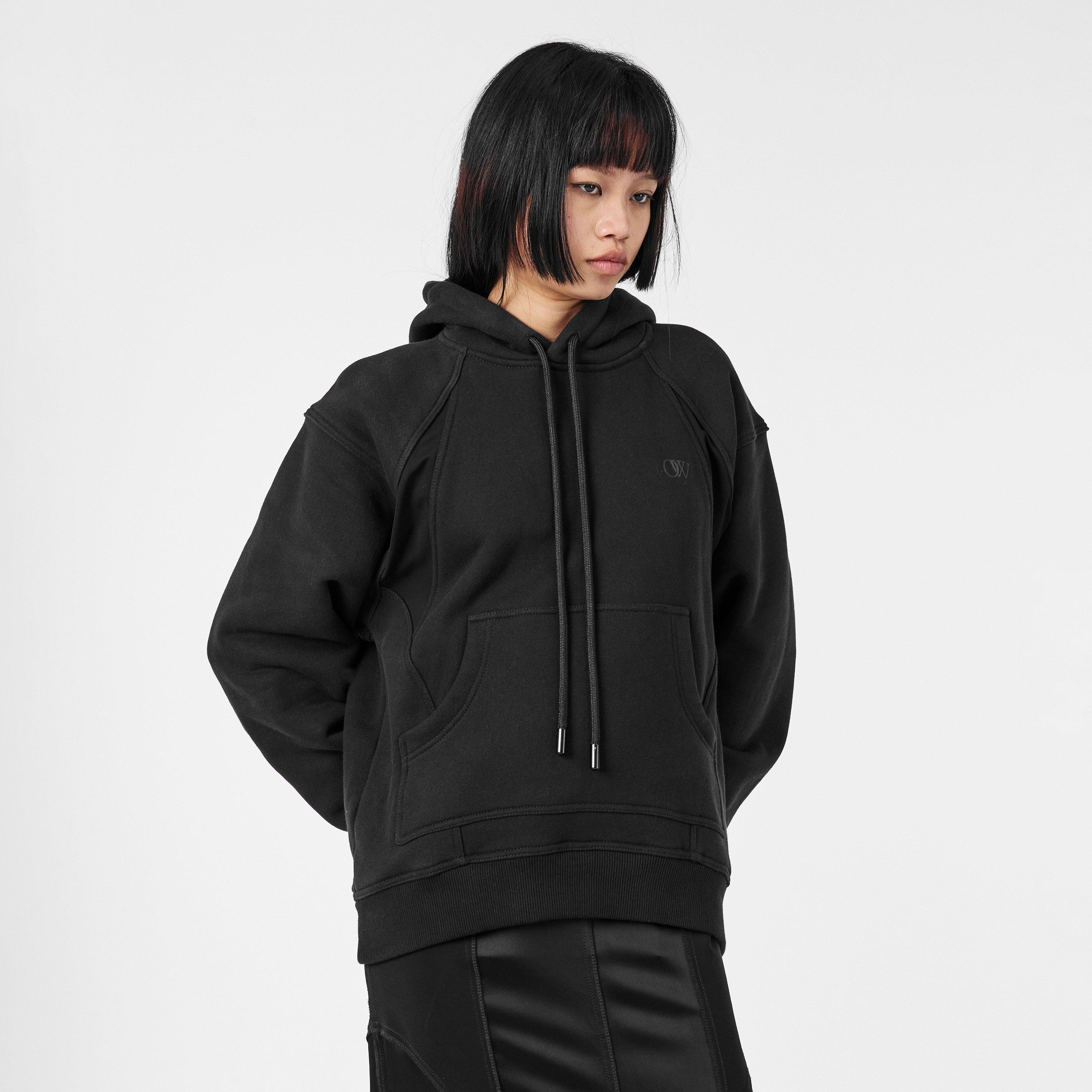 Black - Off White - Women's Maxi Dress - 3