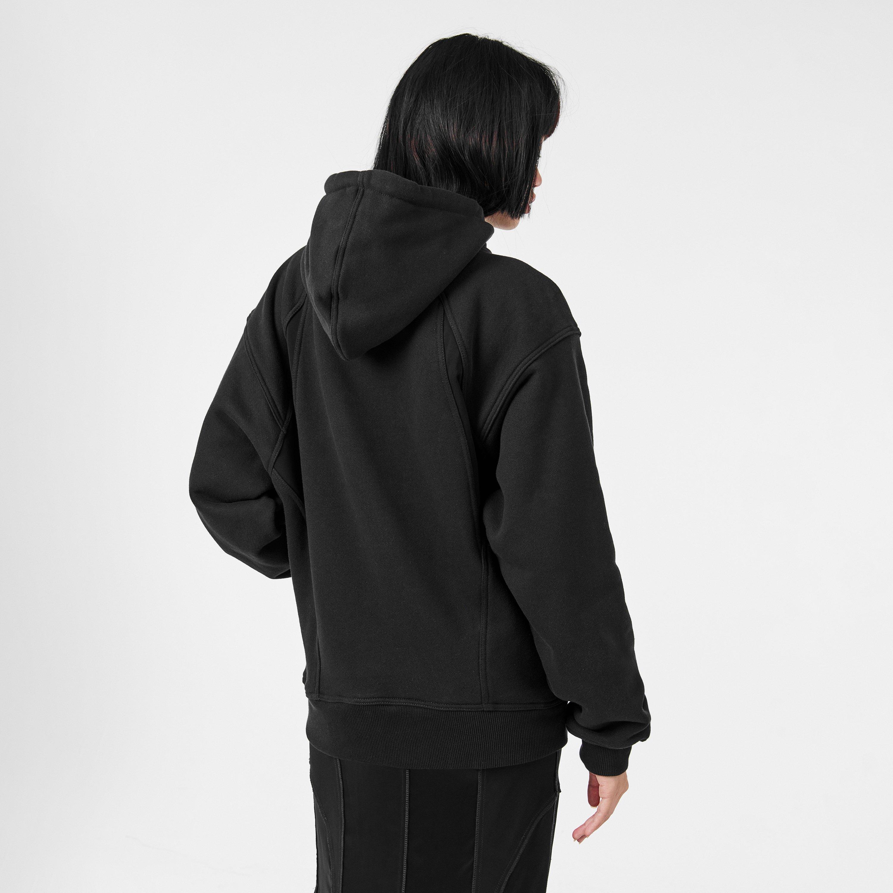 Black - Off White - Women's Maxi Dress - 4