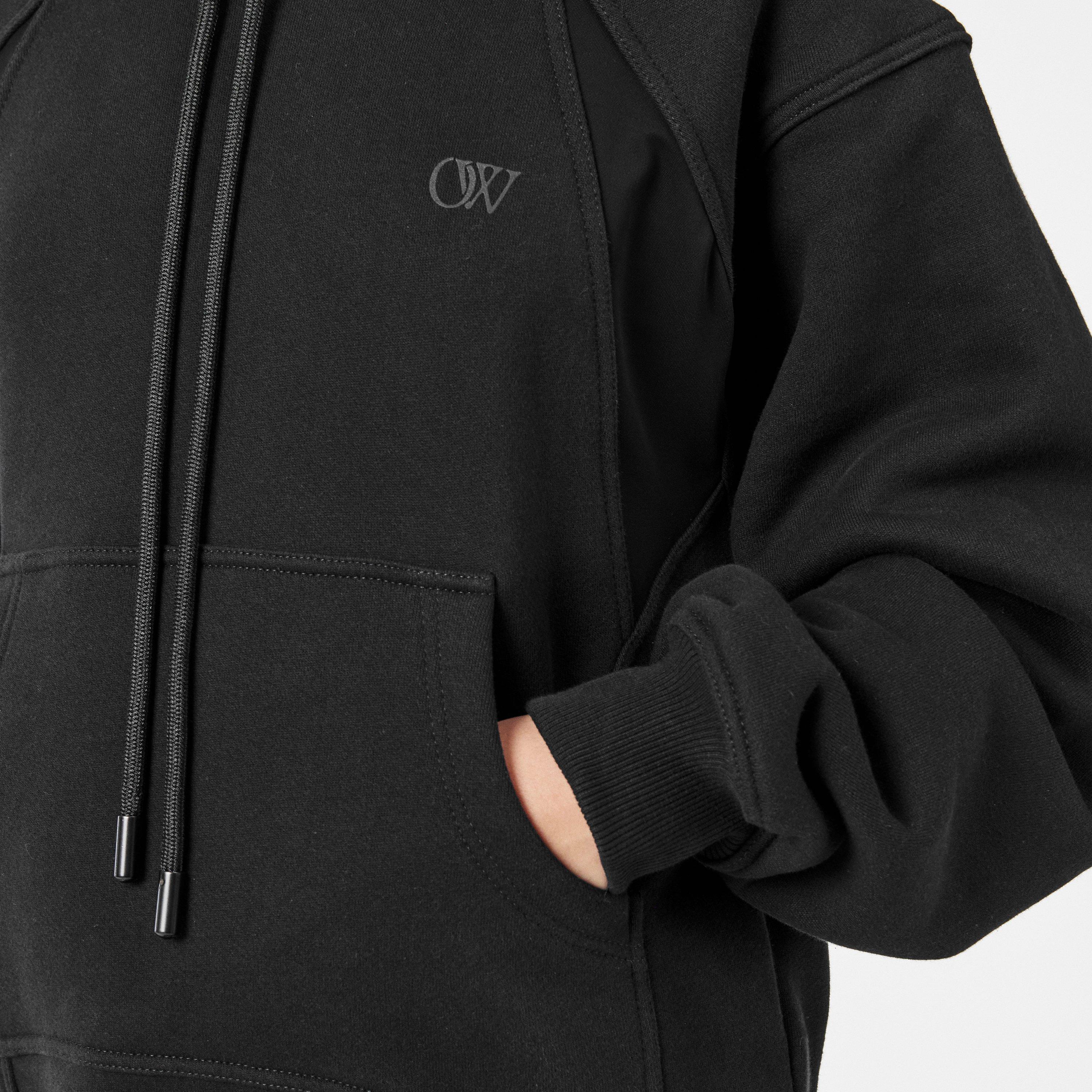 Black - Off White - Women's Maxi Dress - 5