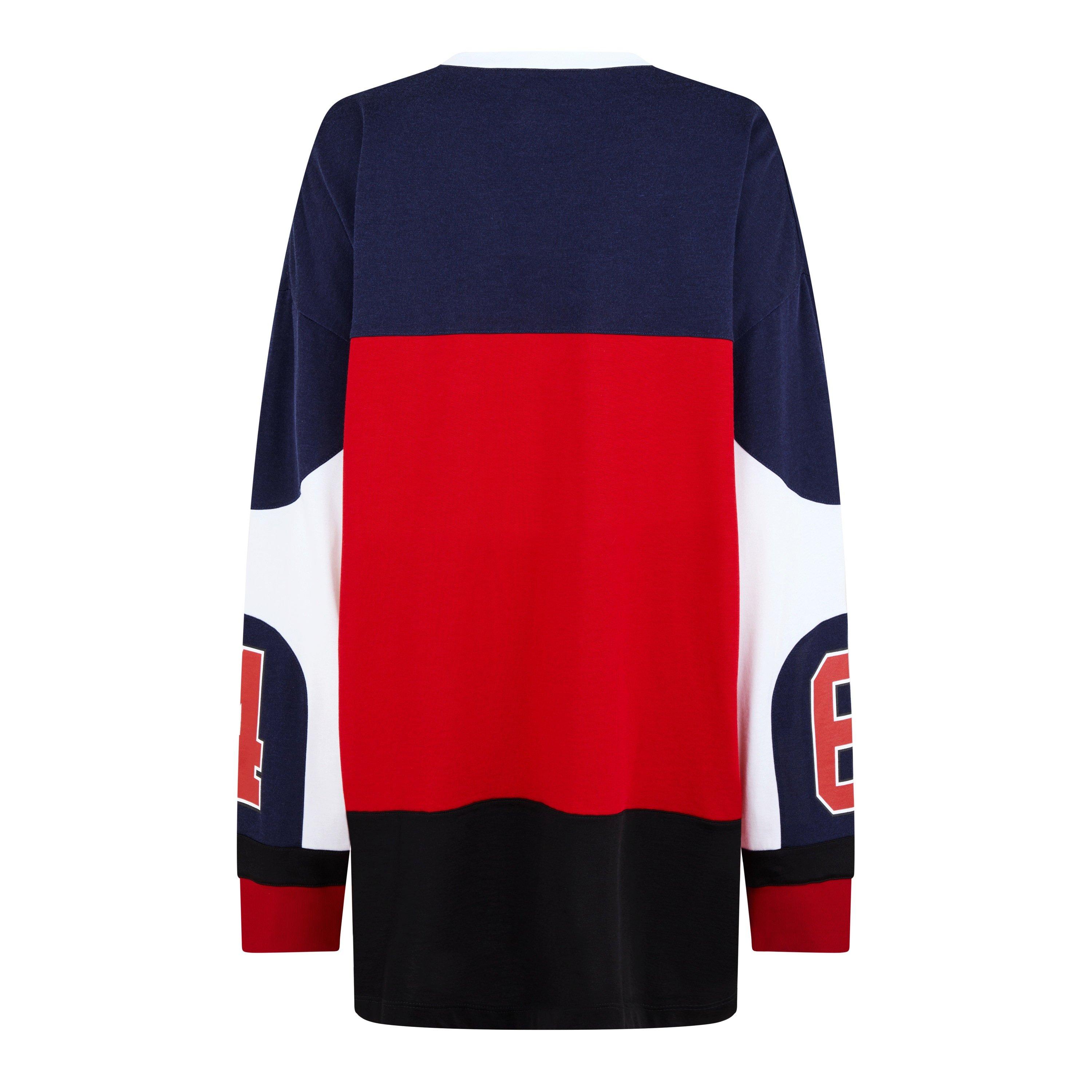 Red/Black - DSquared2 - Baseball Sweat Dress - 6