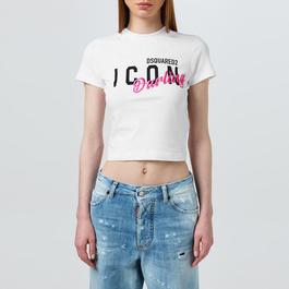 DSquared2 Icon Darling Mini Fit Tee