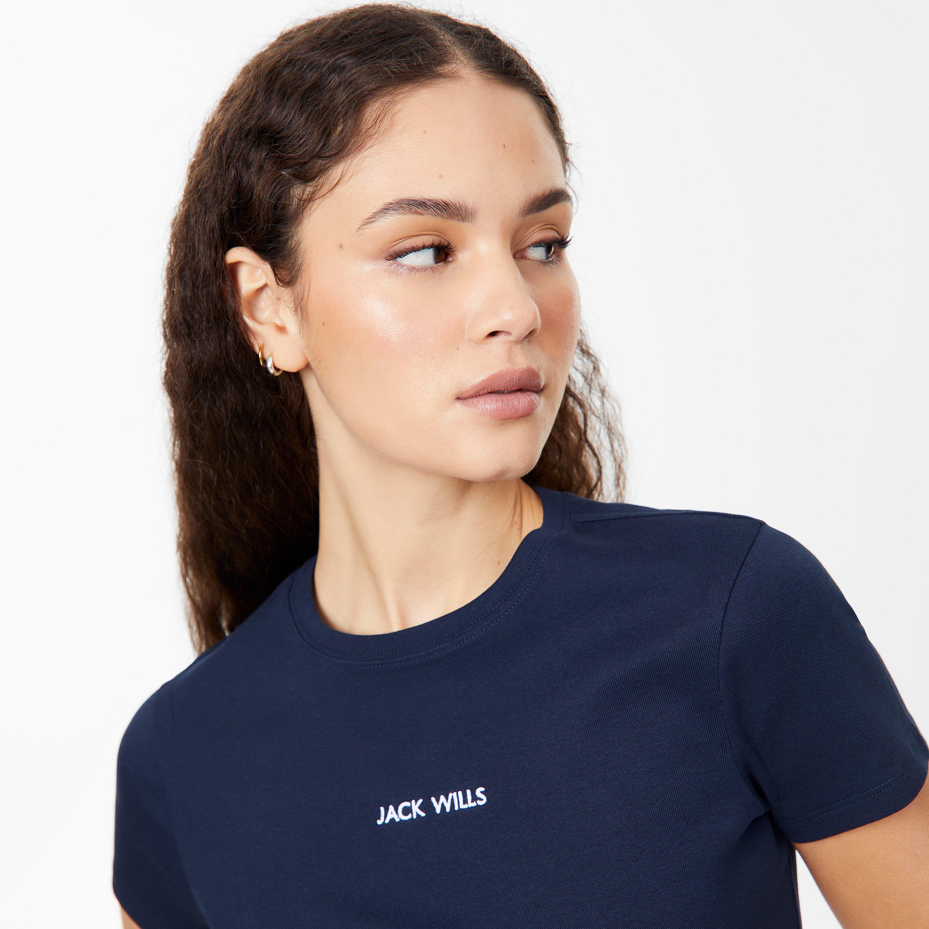Marineblau - Jack Wills - Longline Baby T-Shirt - 3