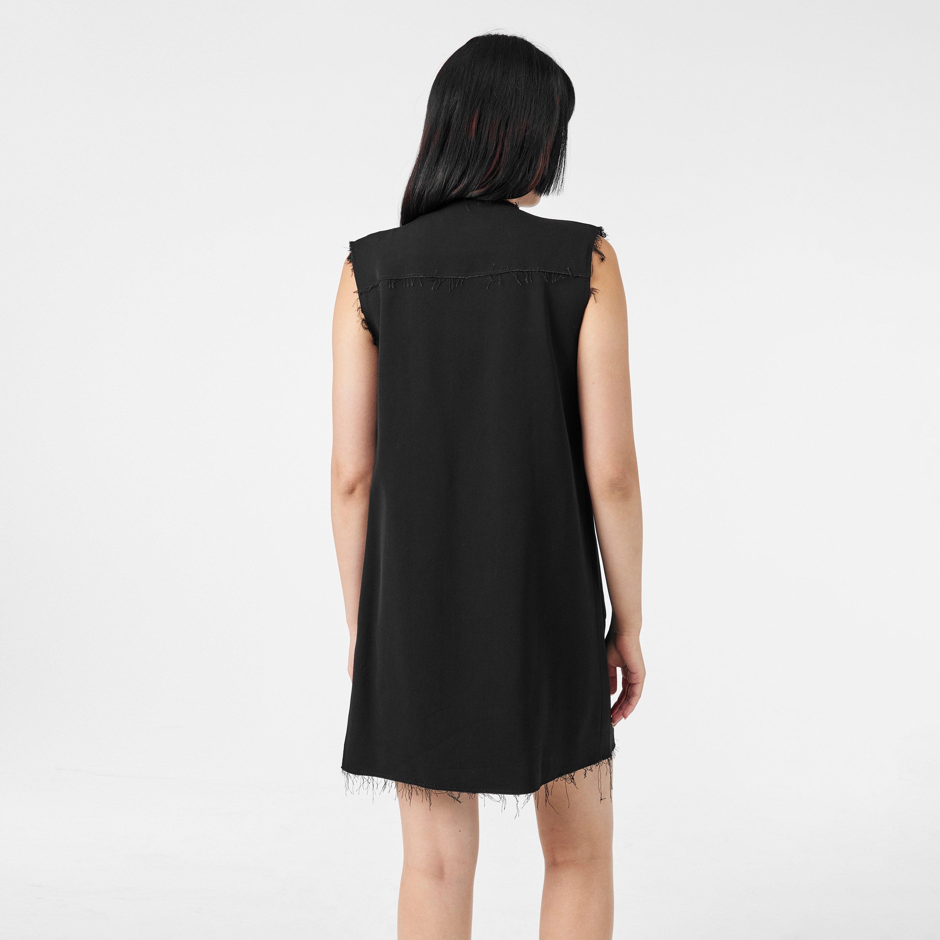 Crna - Off White - Women's Maxi Dress - 4