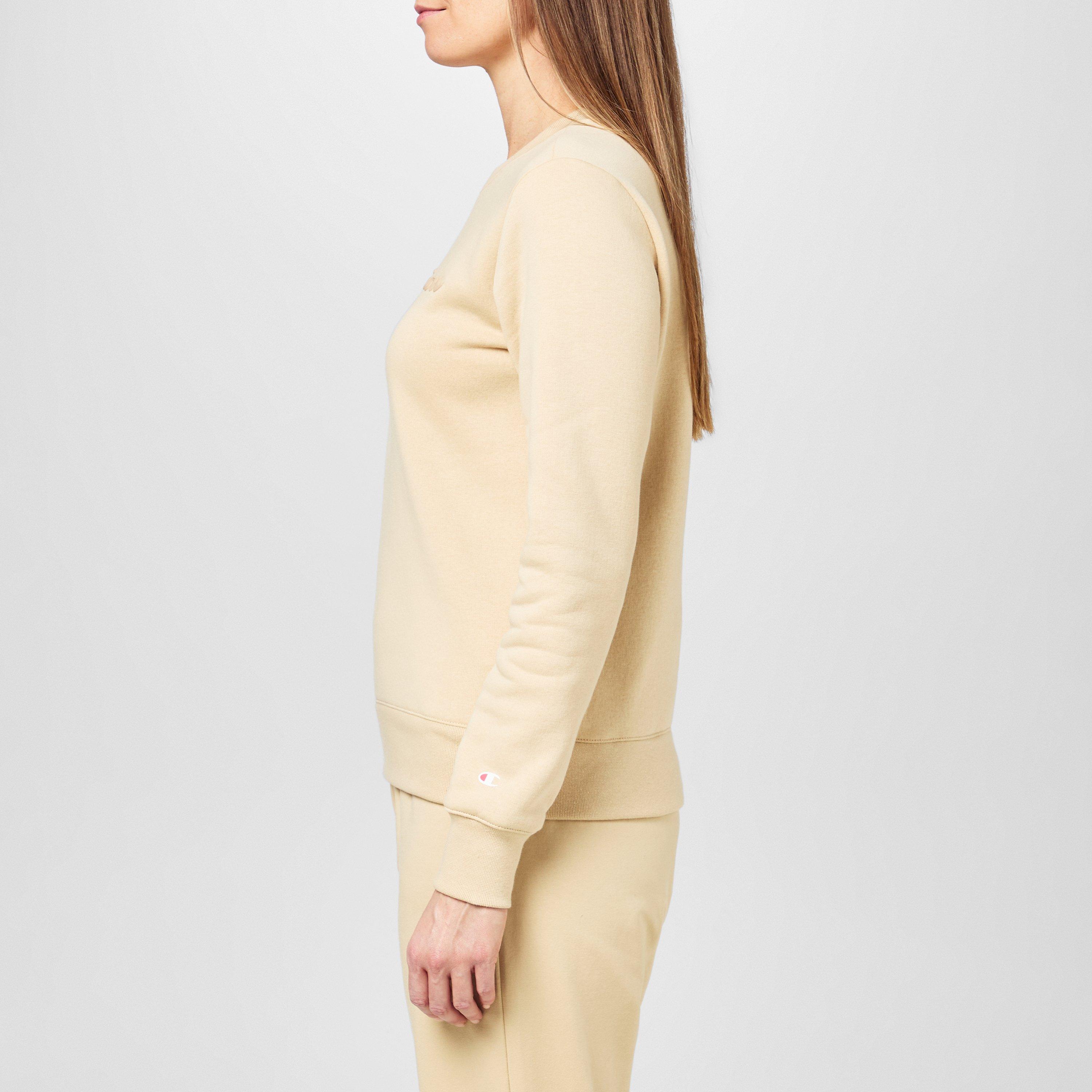 Beige - Champion - Women's Crew Sweatshirt - 2