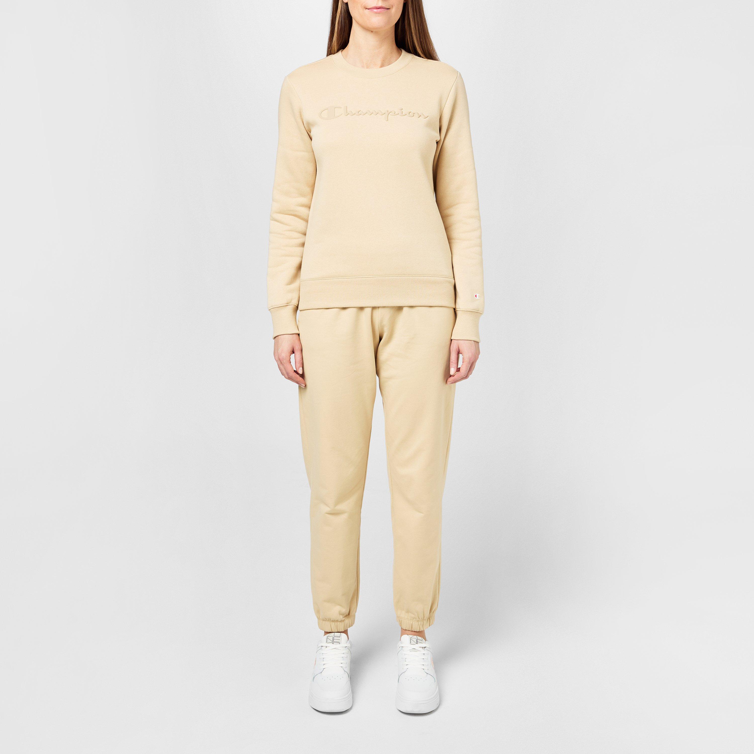 Beige - Champion - Women's Crew Sweatshirt - 4