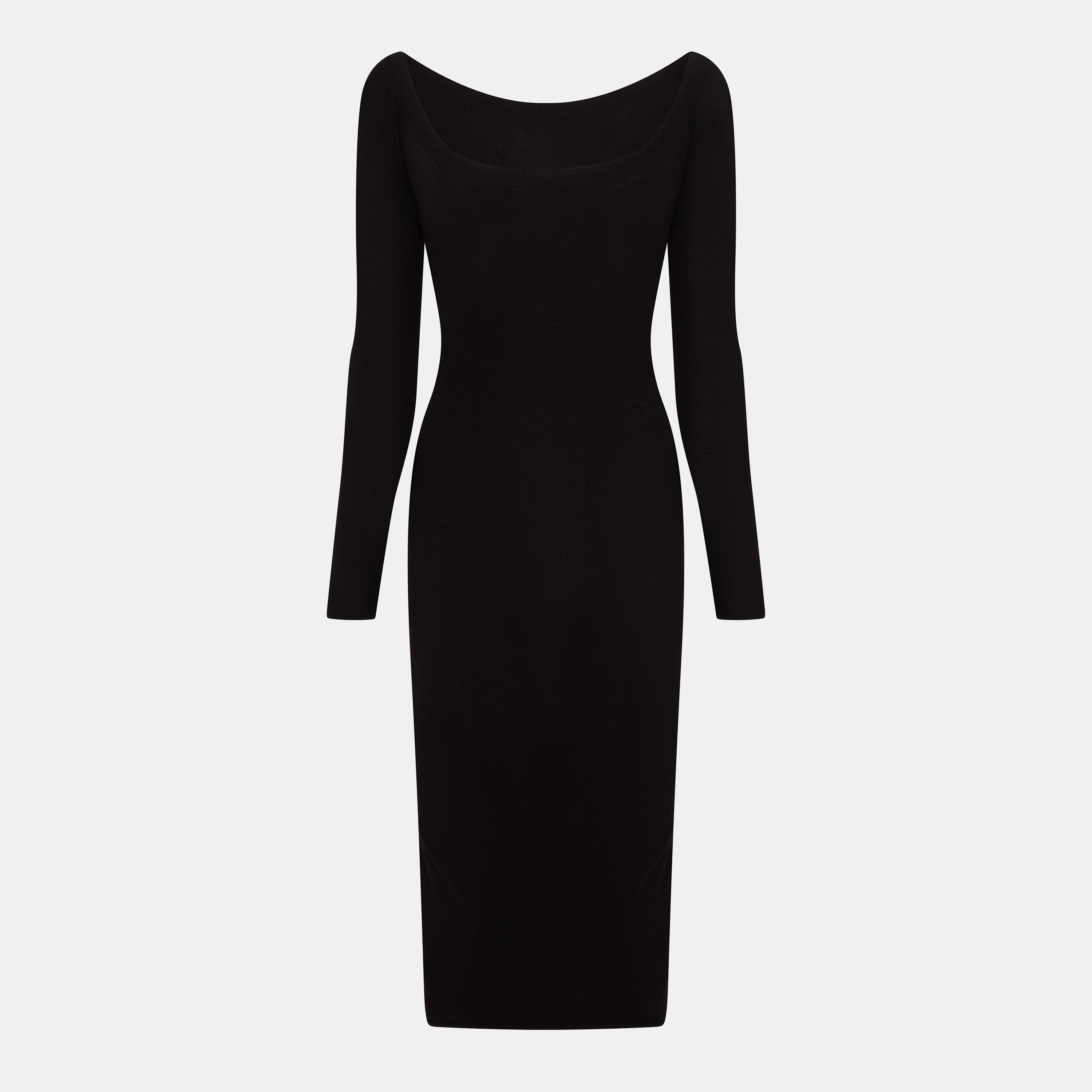 Black/White - Off White - Women's Maxi Dress - 2