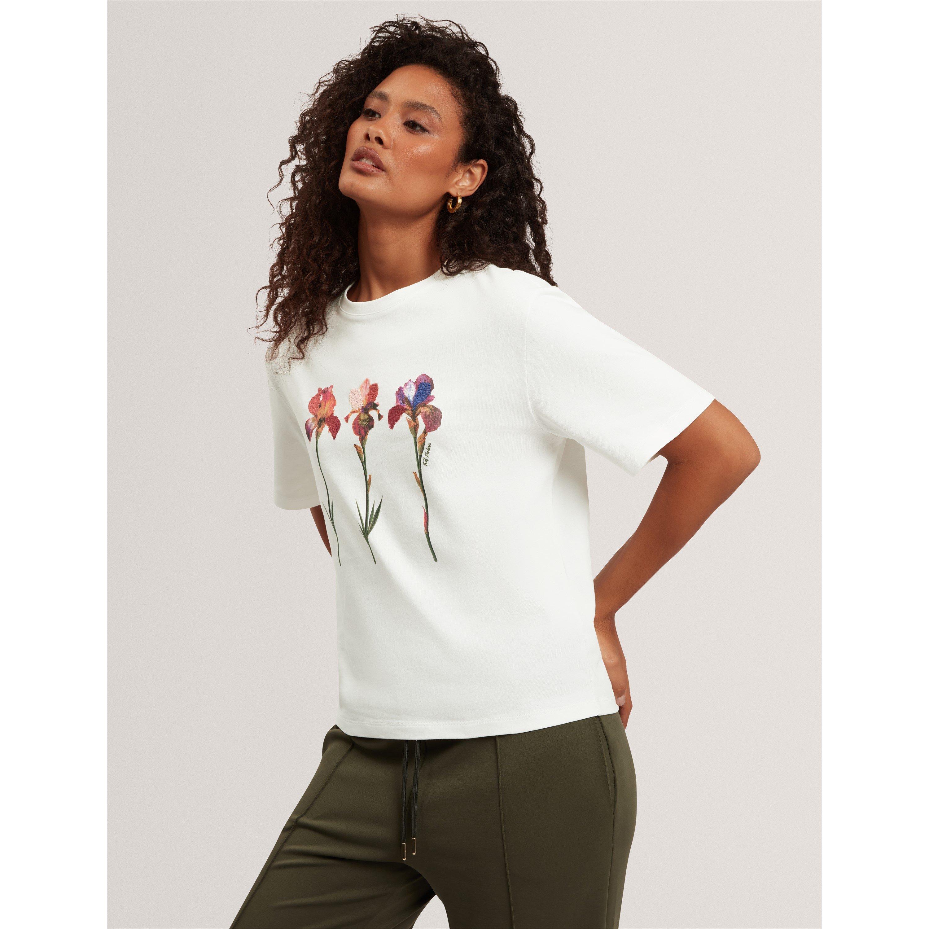 White - Ted Baker - Ted Embroided Tee Ld71 - 4