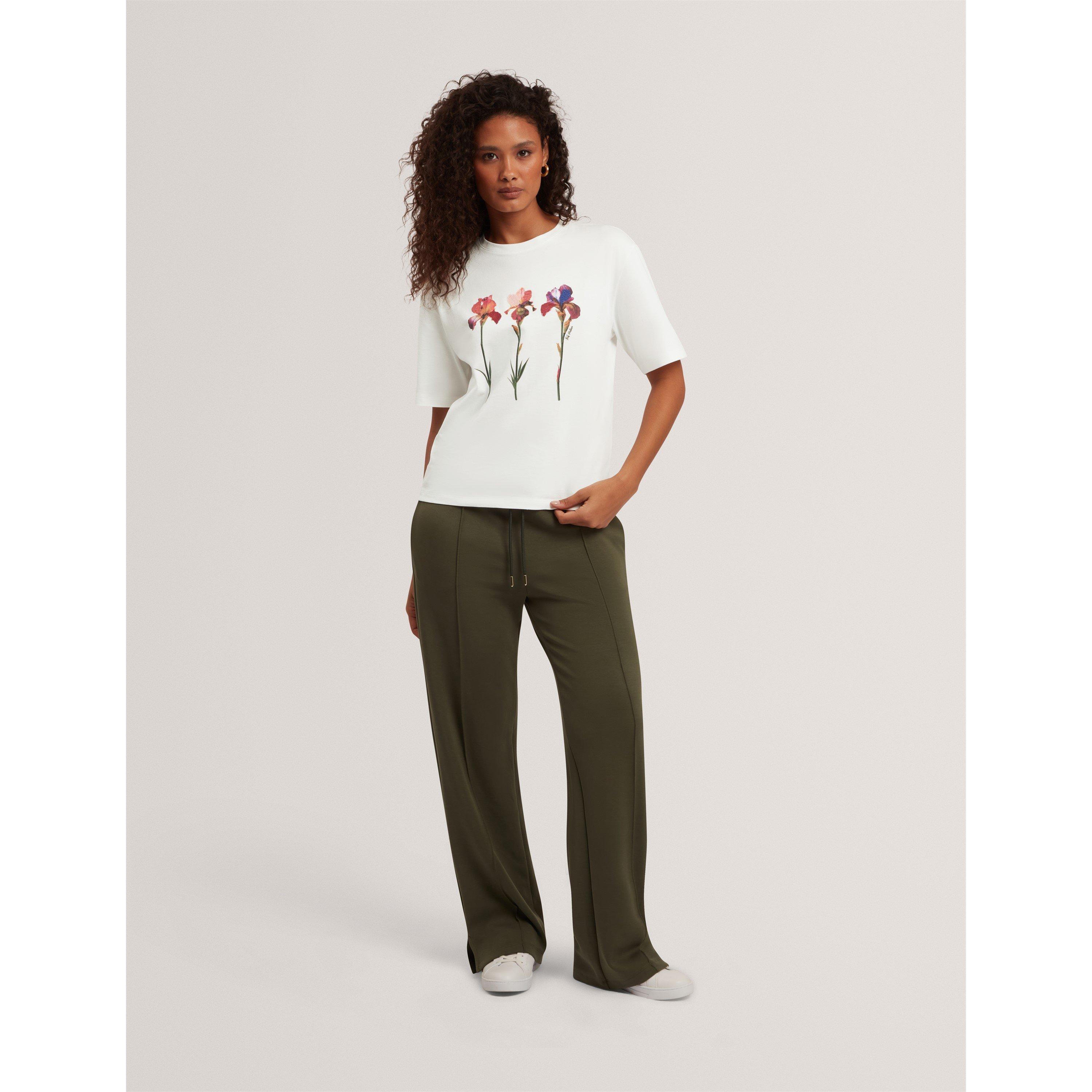 White - Ted Baker - Ted Embroided Tee Ld71 - 5