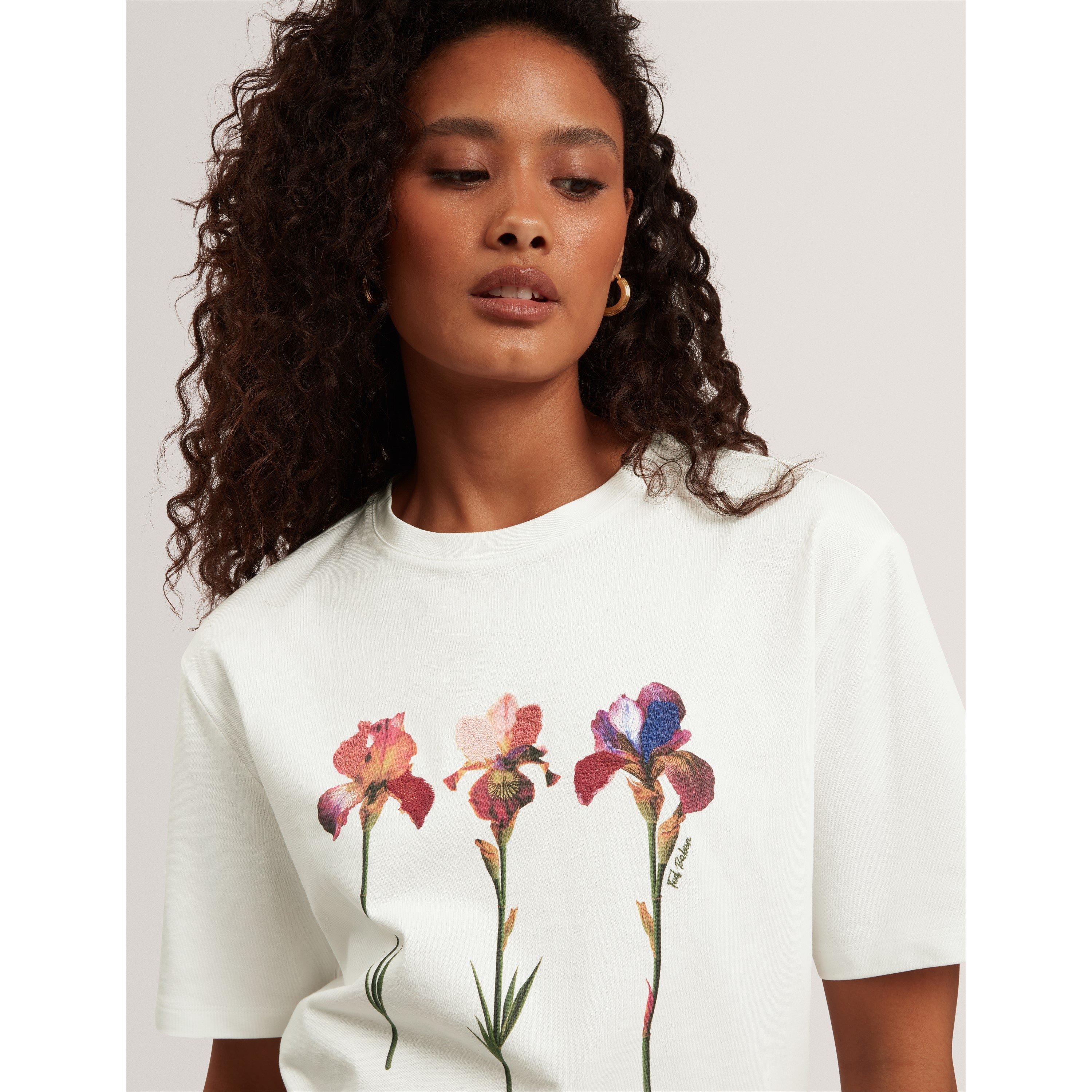 White - Ted Baker - Ted Embroided Tee Ld71 - 6