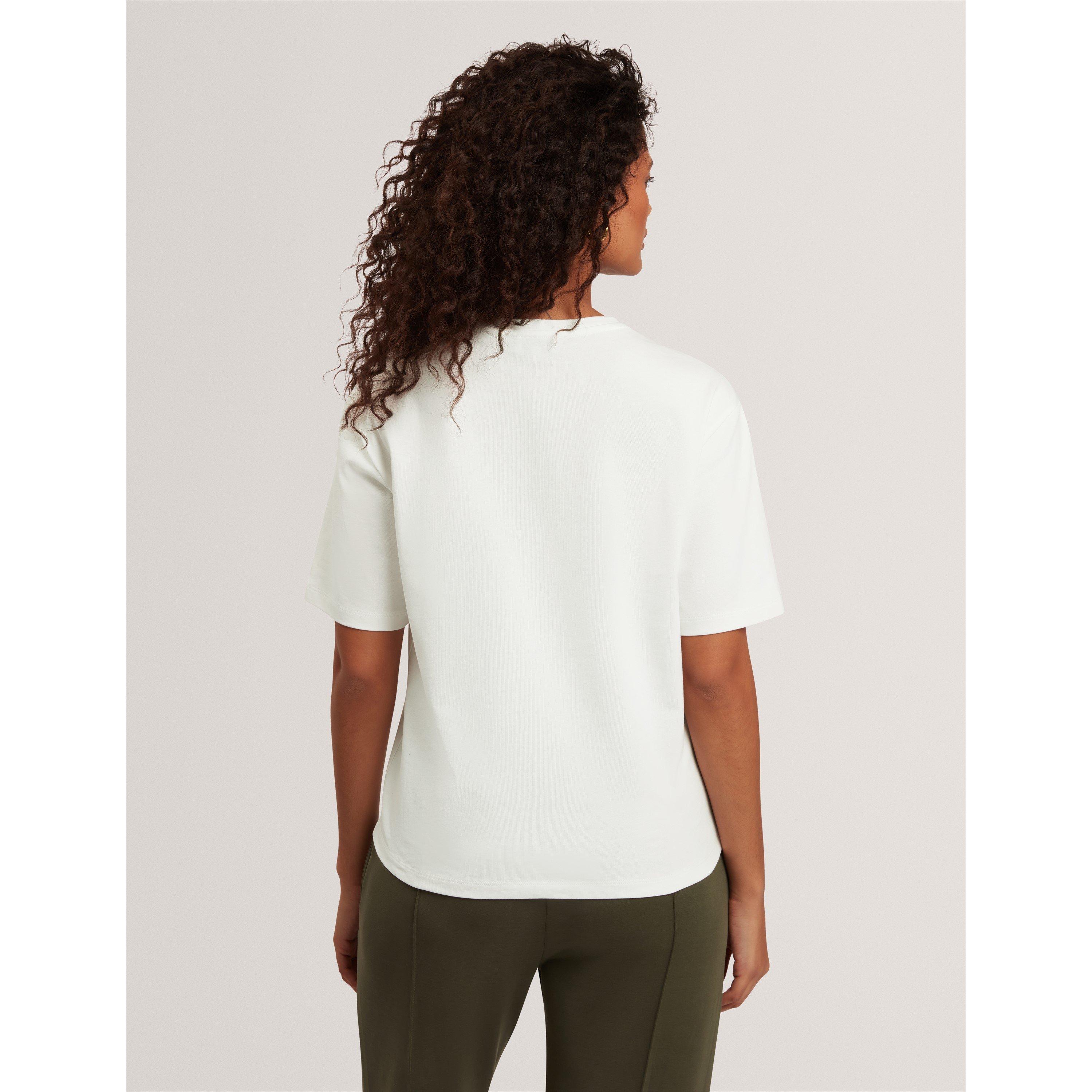 White - Ted Baker - Ted Embroided Tee Ld71 - 7
