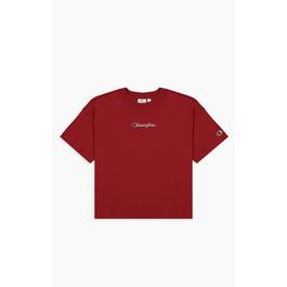 Champion T-shirt In Jersey Di Cotone Con Logo E Stampa