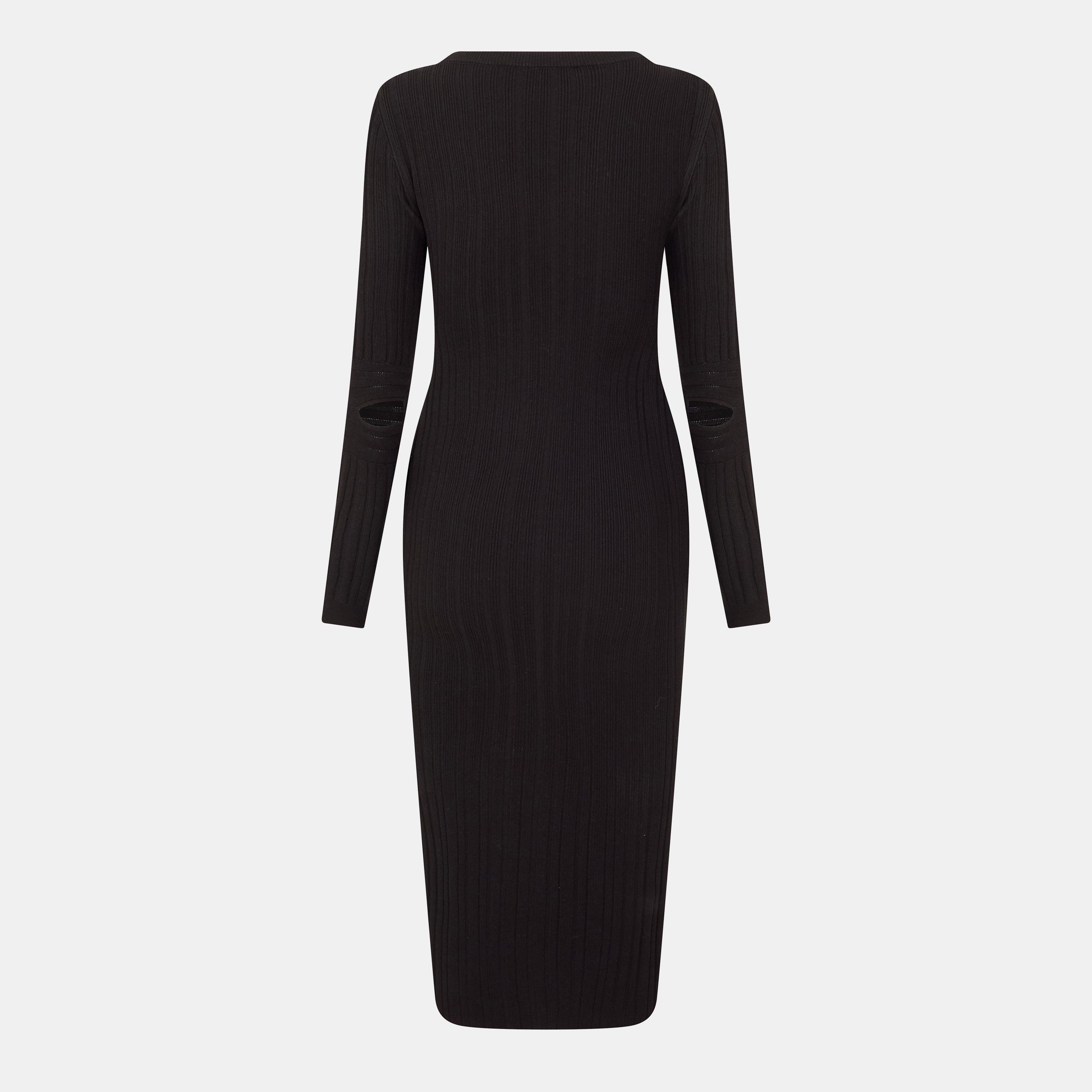 Black/White - Off White - Women's Maxi Dress - 2