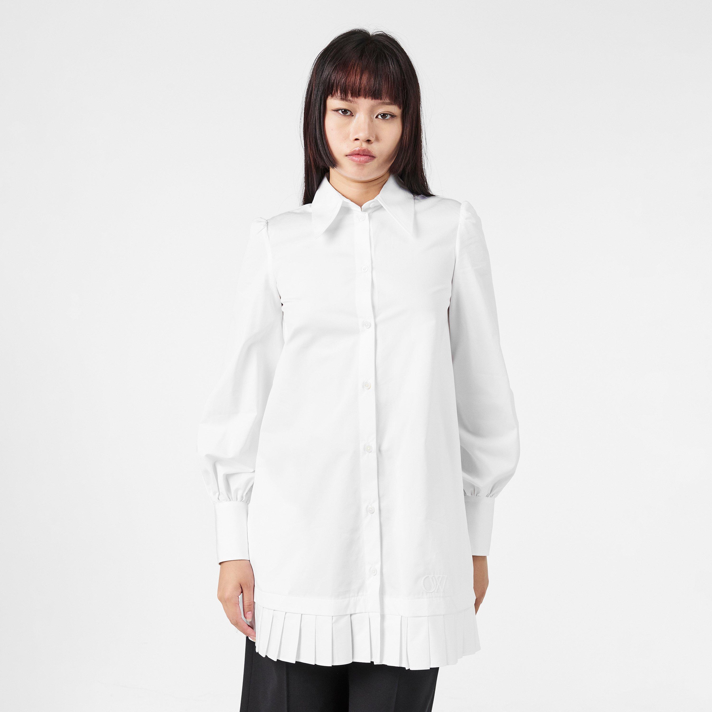White - Off White - Women's T-Shirt Dress - 3
