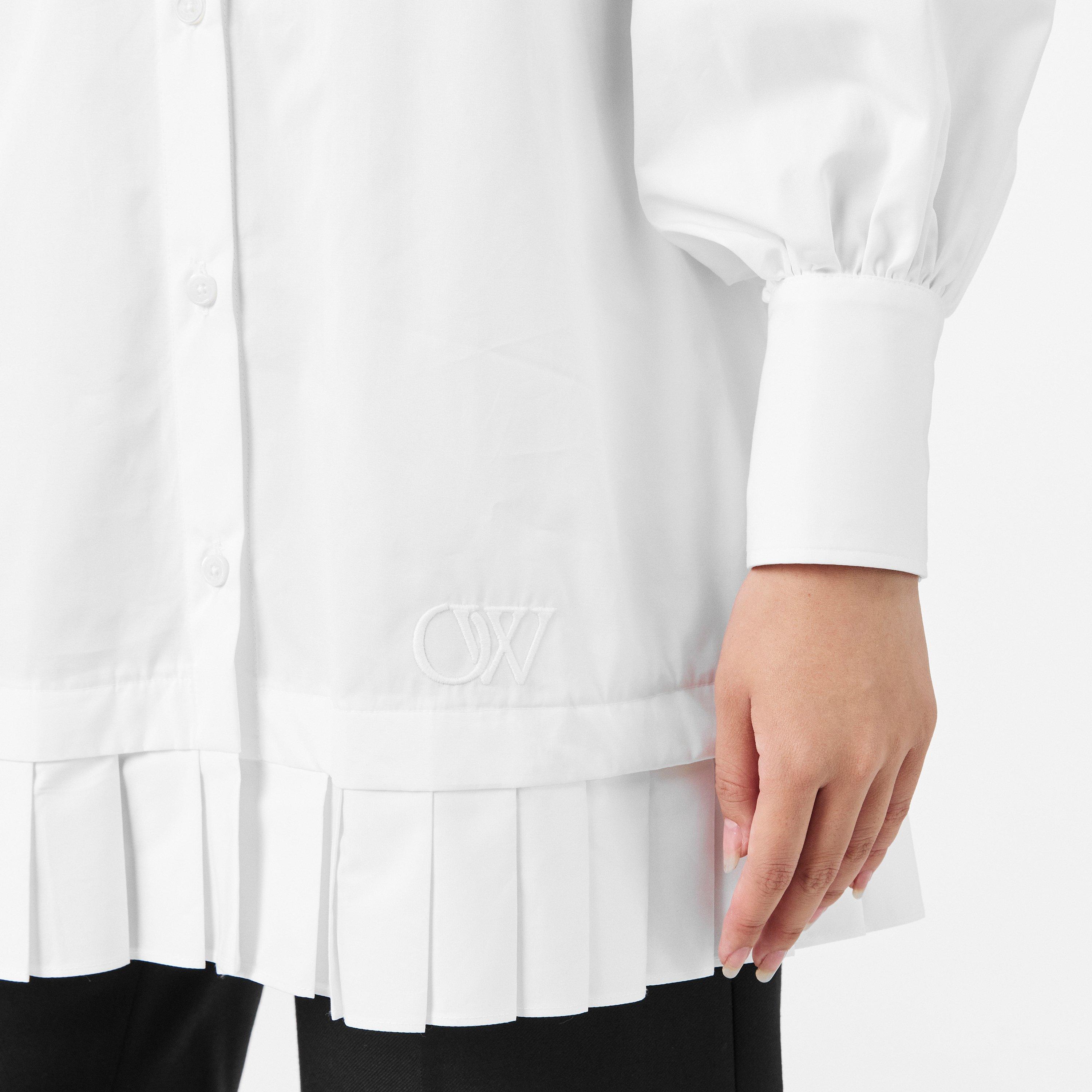 White - Off White - Women's T-Shirt Dress - 5