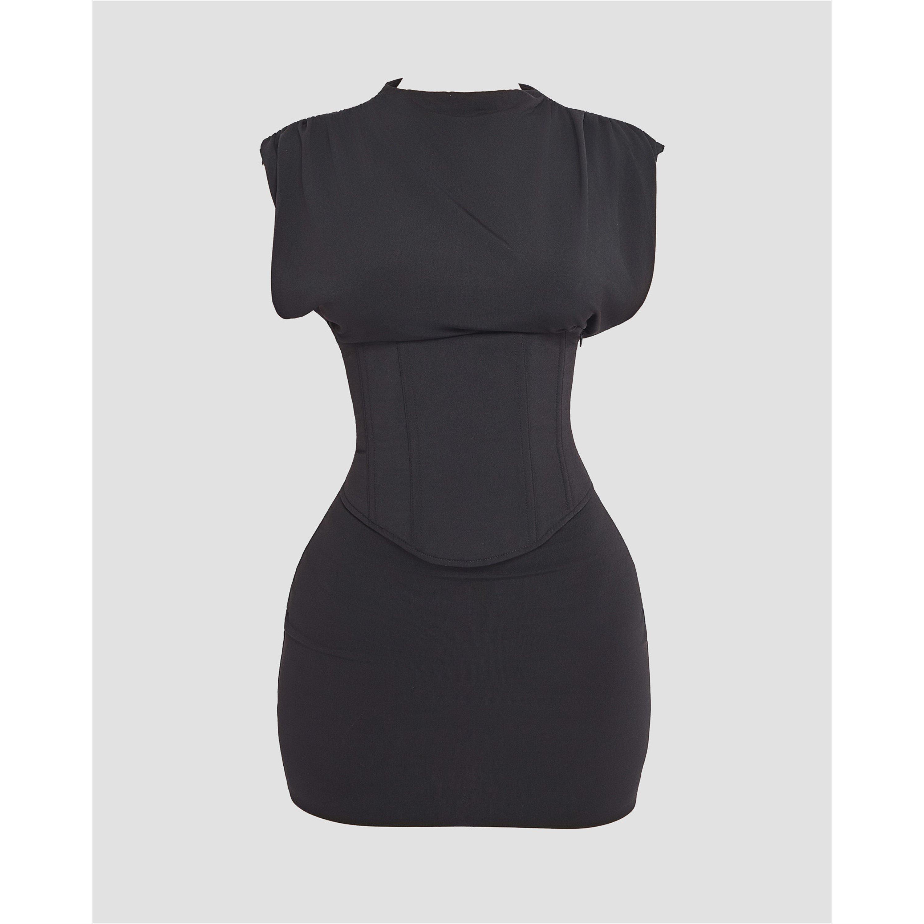 Black - Mars The Label - Women's Sandra Mini Dress - 2