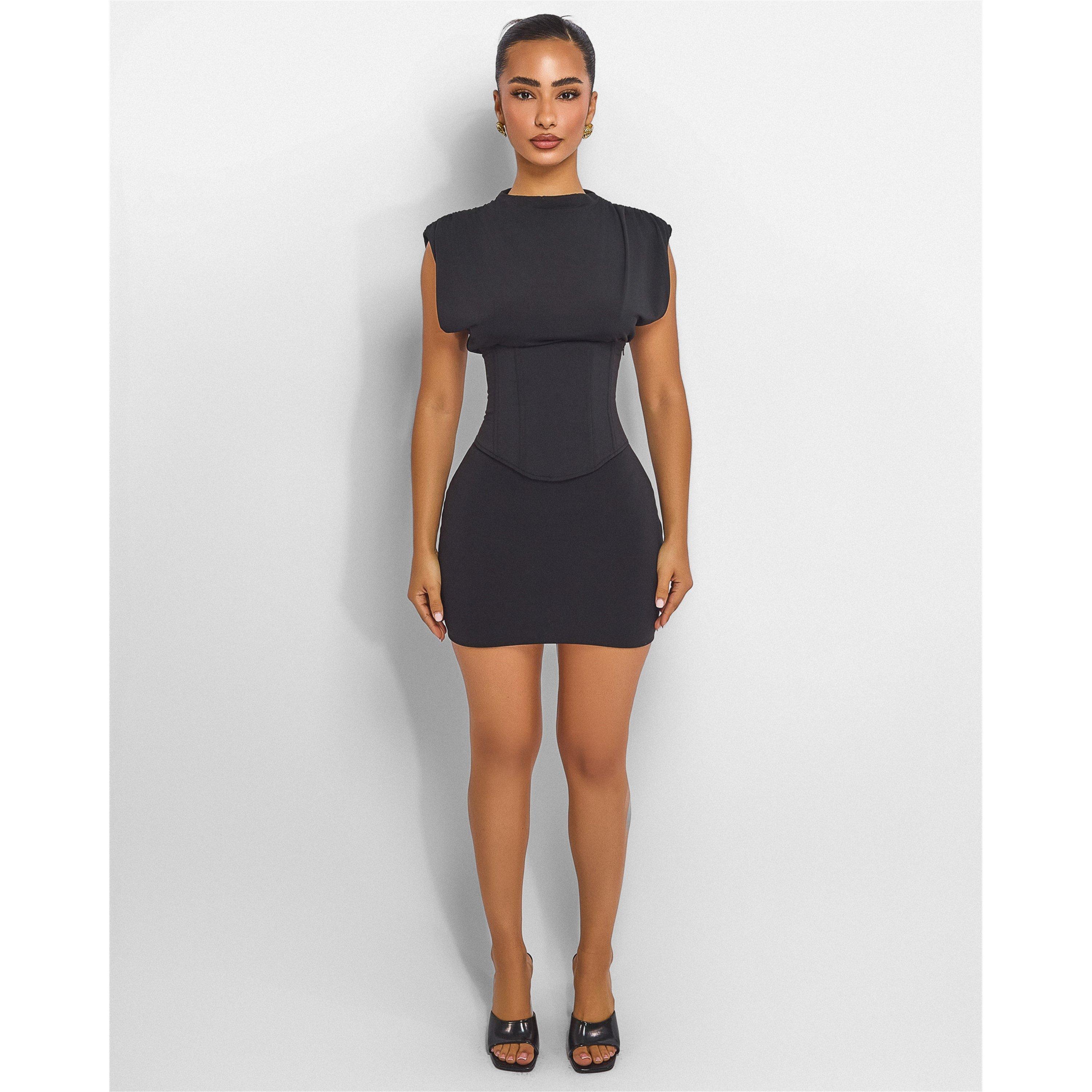 Black - Mars The Label - Women's Sandra Mini Dress - 3