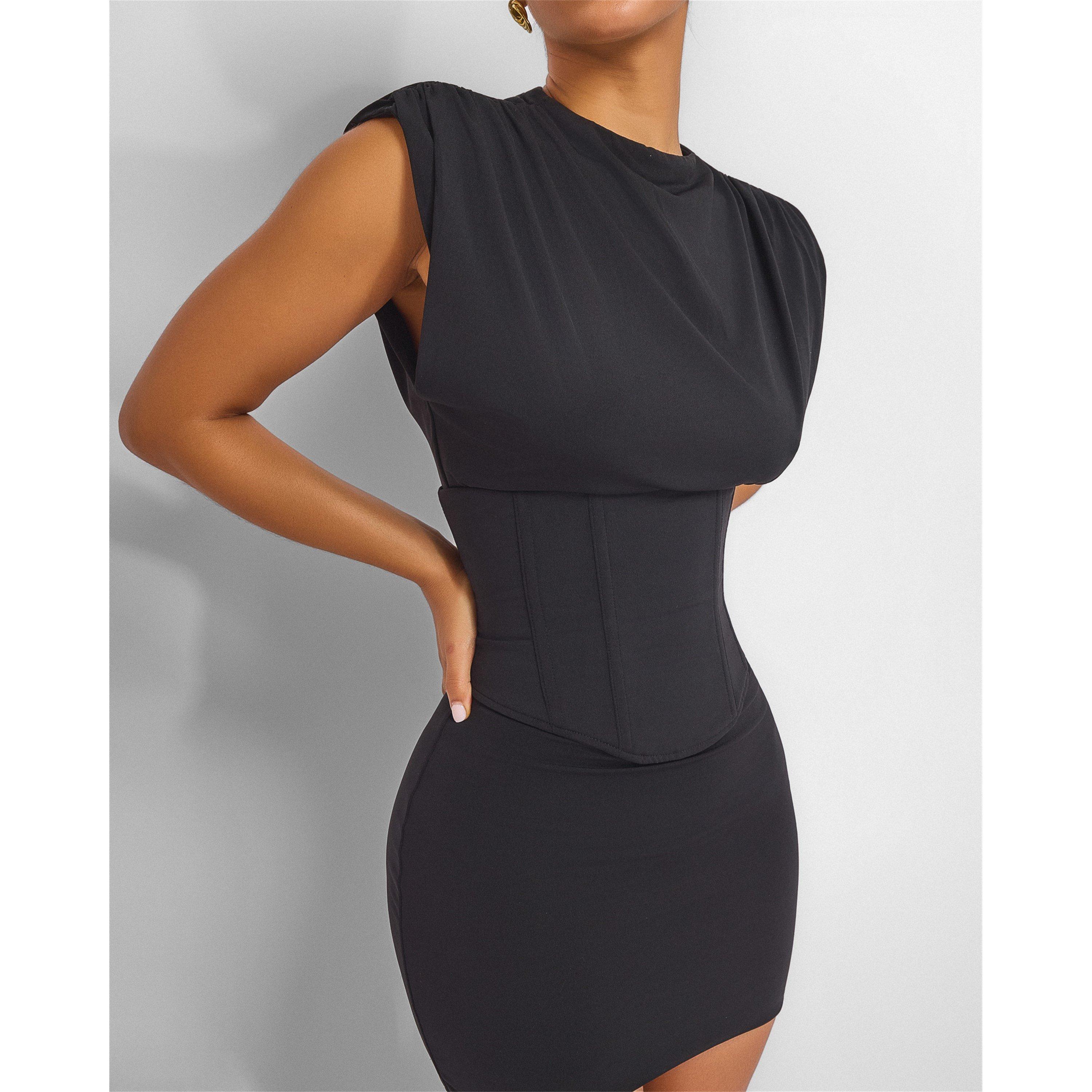 Black - Mars The Label - Women's Sandra Mini Dress - 5
