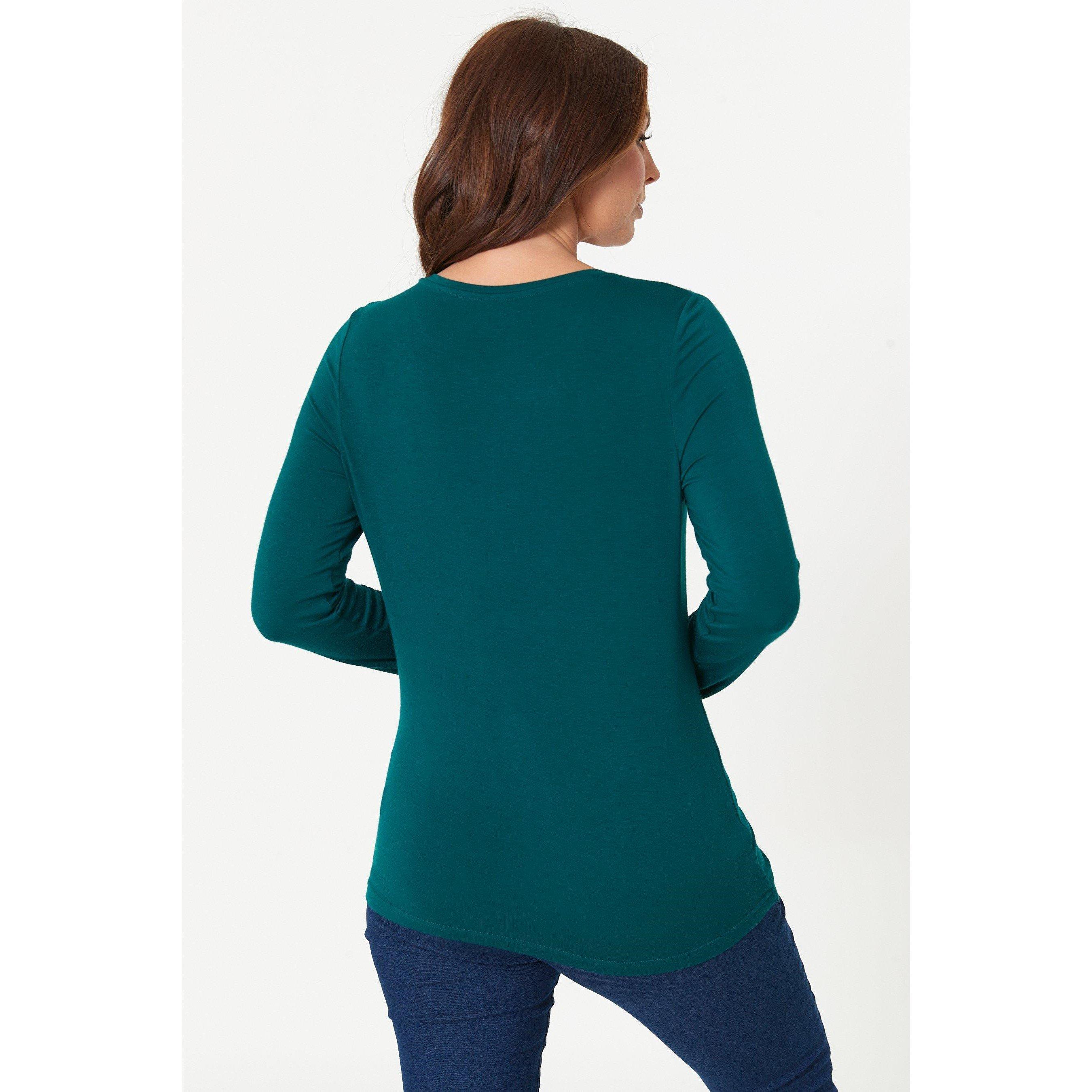 Verde - Be You - Crochet Trim Long-Sleeve T-Shirt - 4