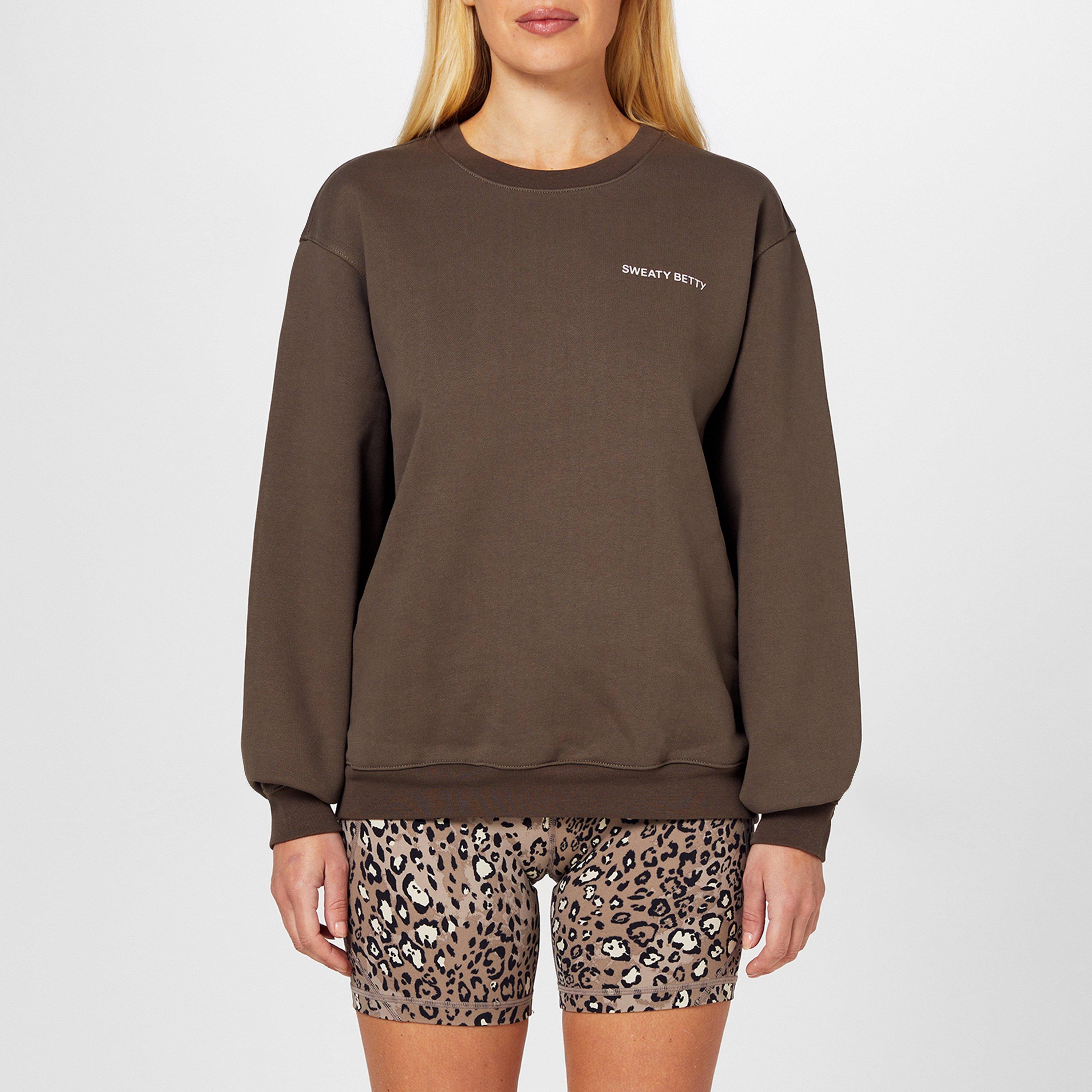 Dark Timber - Sweaty Betty - Women's Elevated Crew Sweatshirt - 1