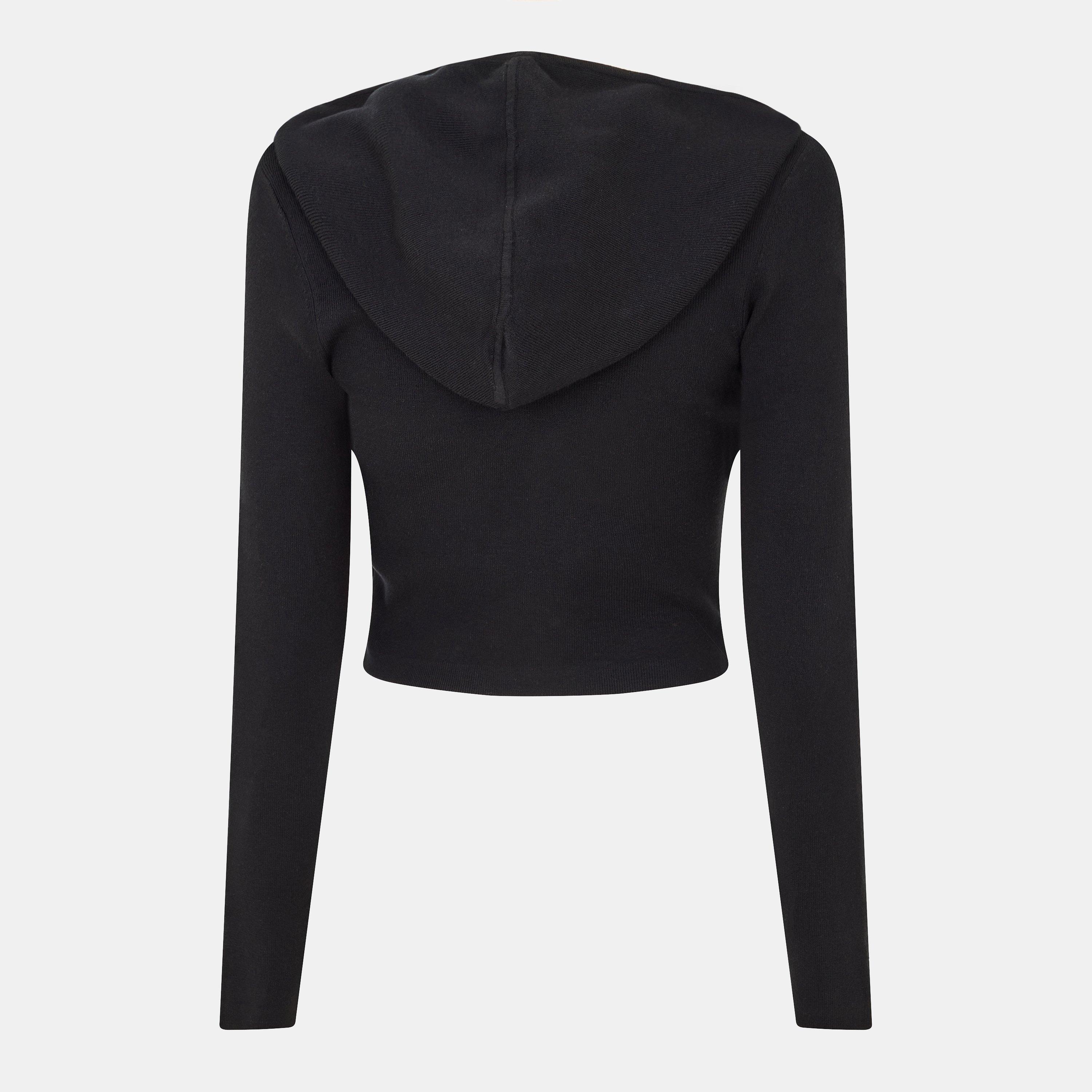 Black - Jack Wills - Knitted Zip Hoodie Women - 2
