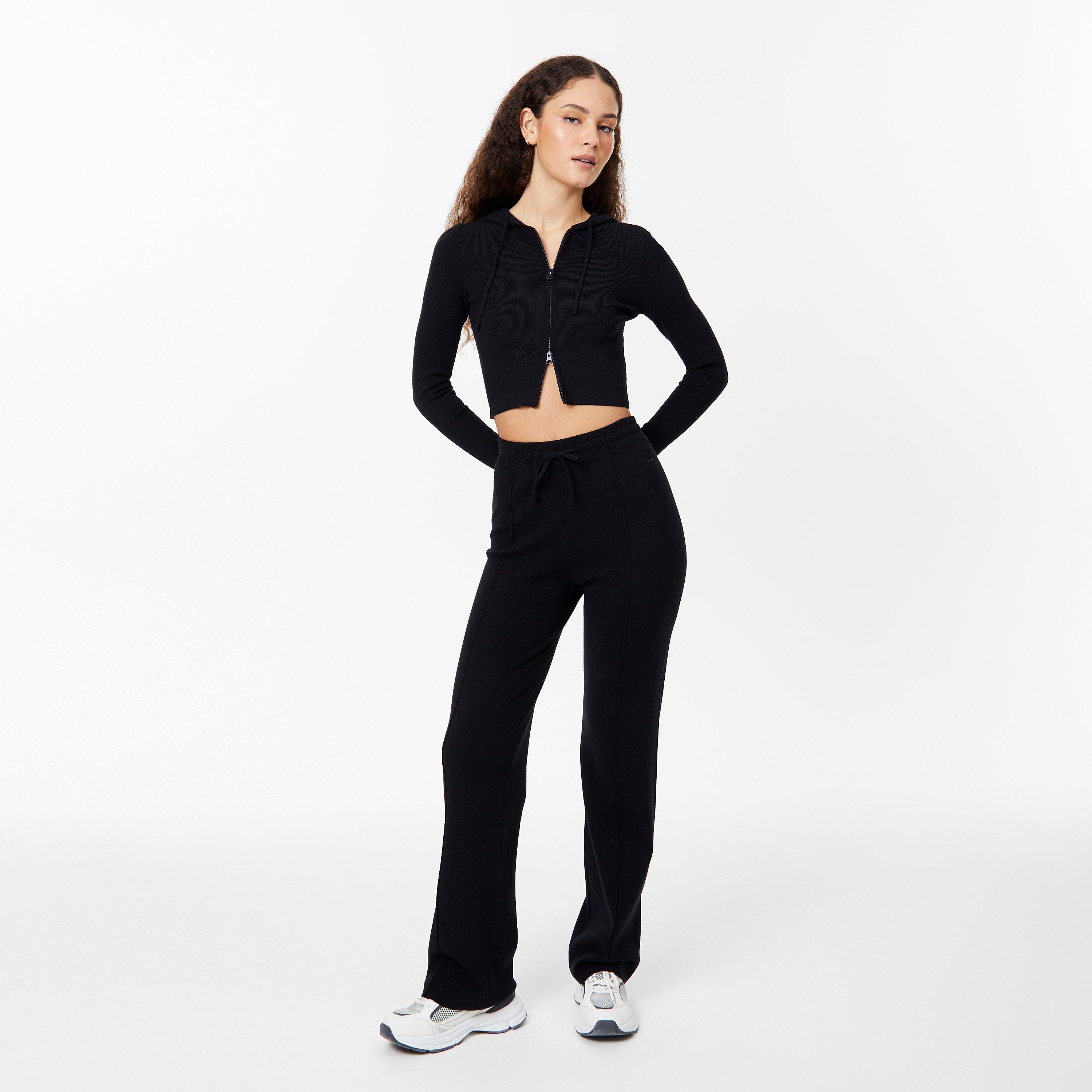 Black - Jack Wills - Knitted Zip Hoodie Women - 4