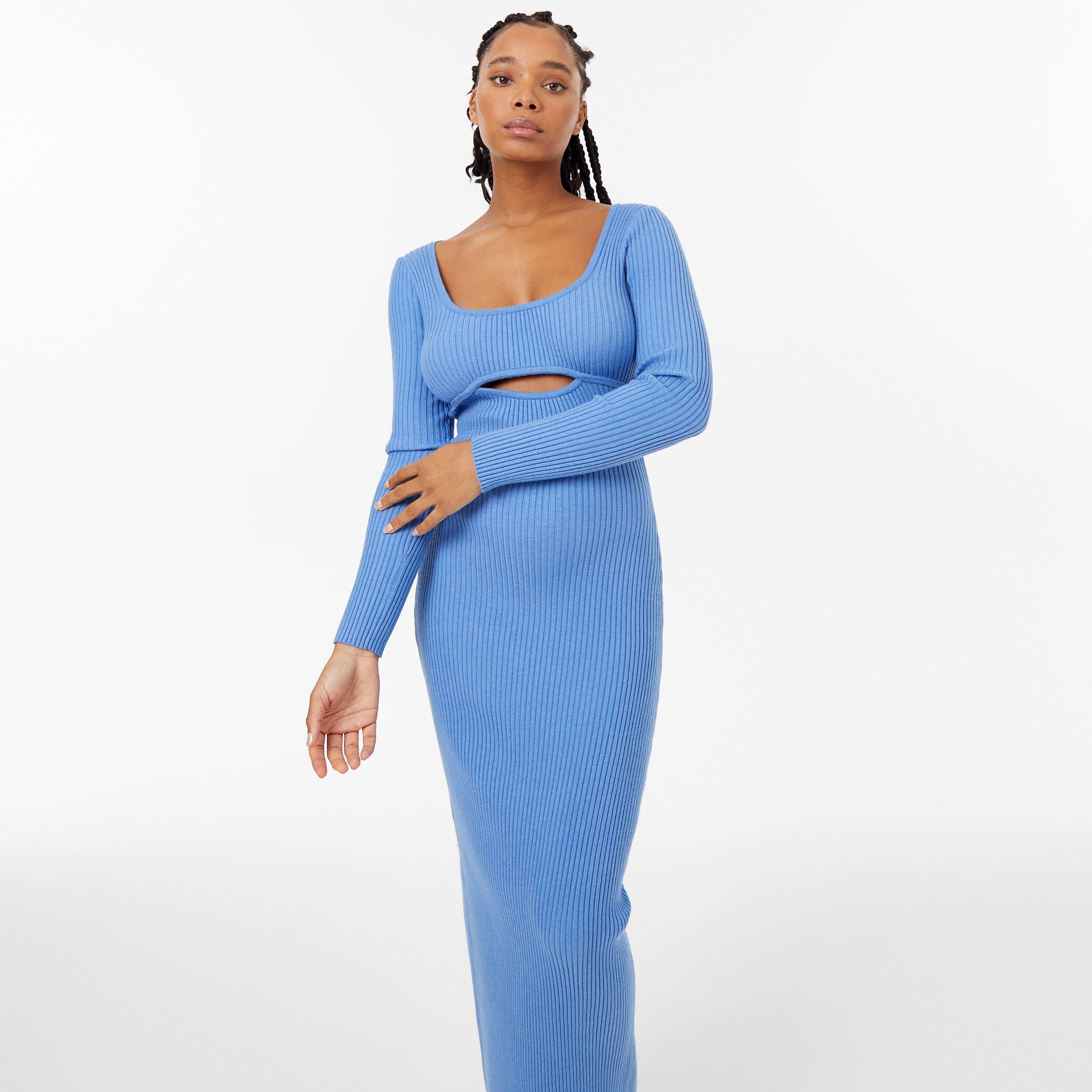 Marine - Jack Wills - Cut Out Midaxi Dress - 4