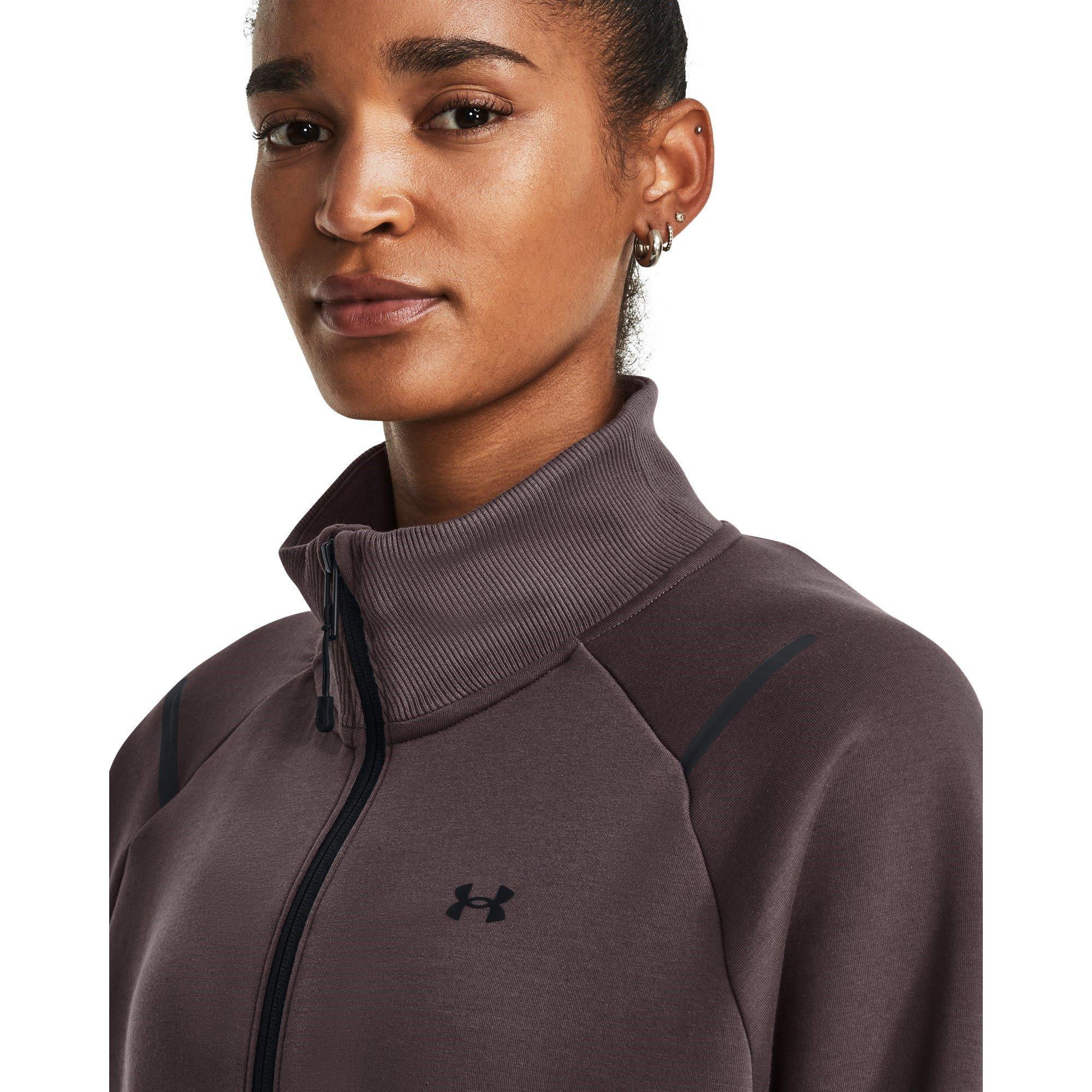 Grey - Under Armour - Unstoppable Full-Zip Fleece - 5