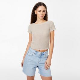 Jack Wills JW Crochet Open Back Tee