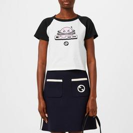 Gucci Logo Cropped T Shirt