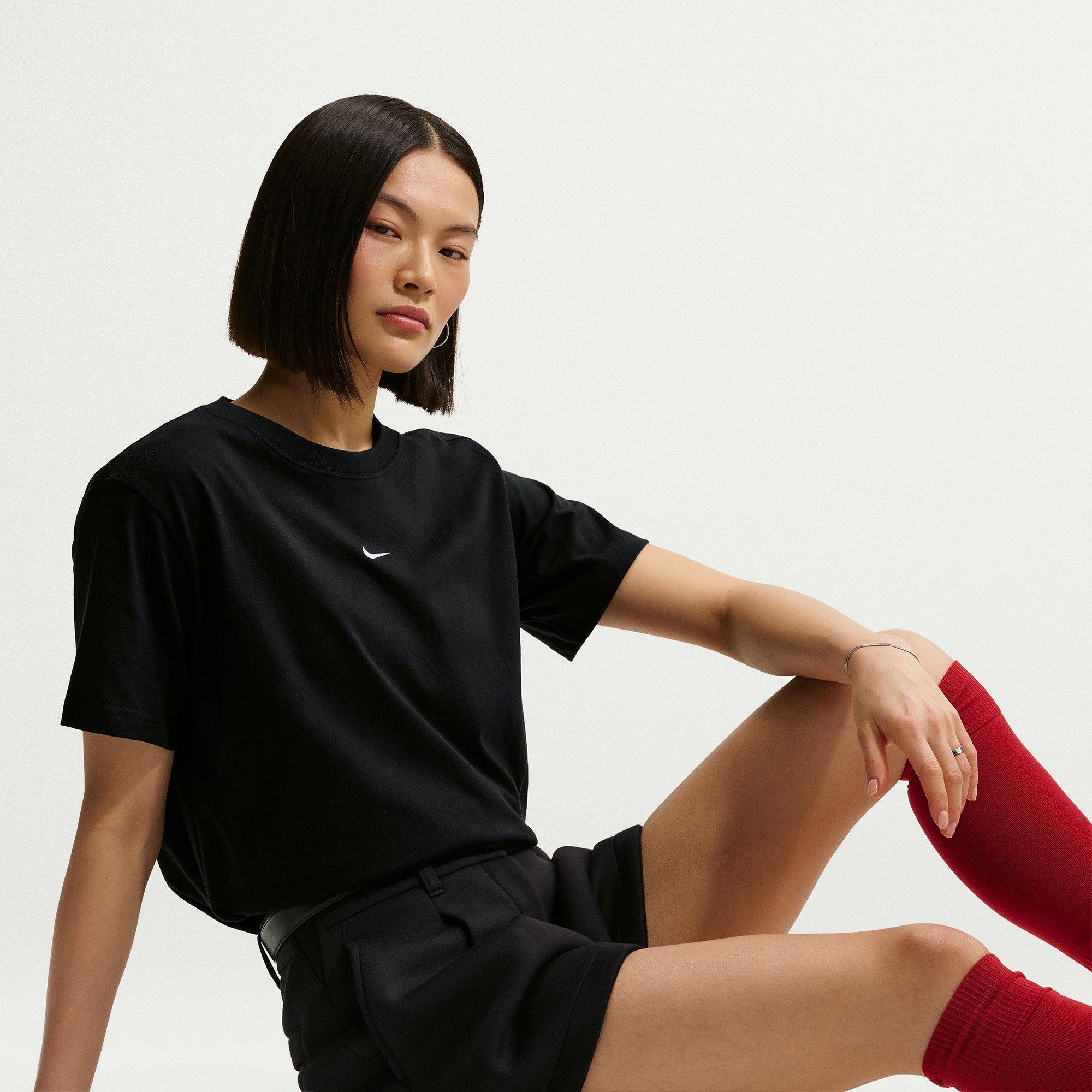 Black/White - Nike - Women's Classic T-Shirt - 2