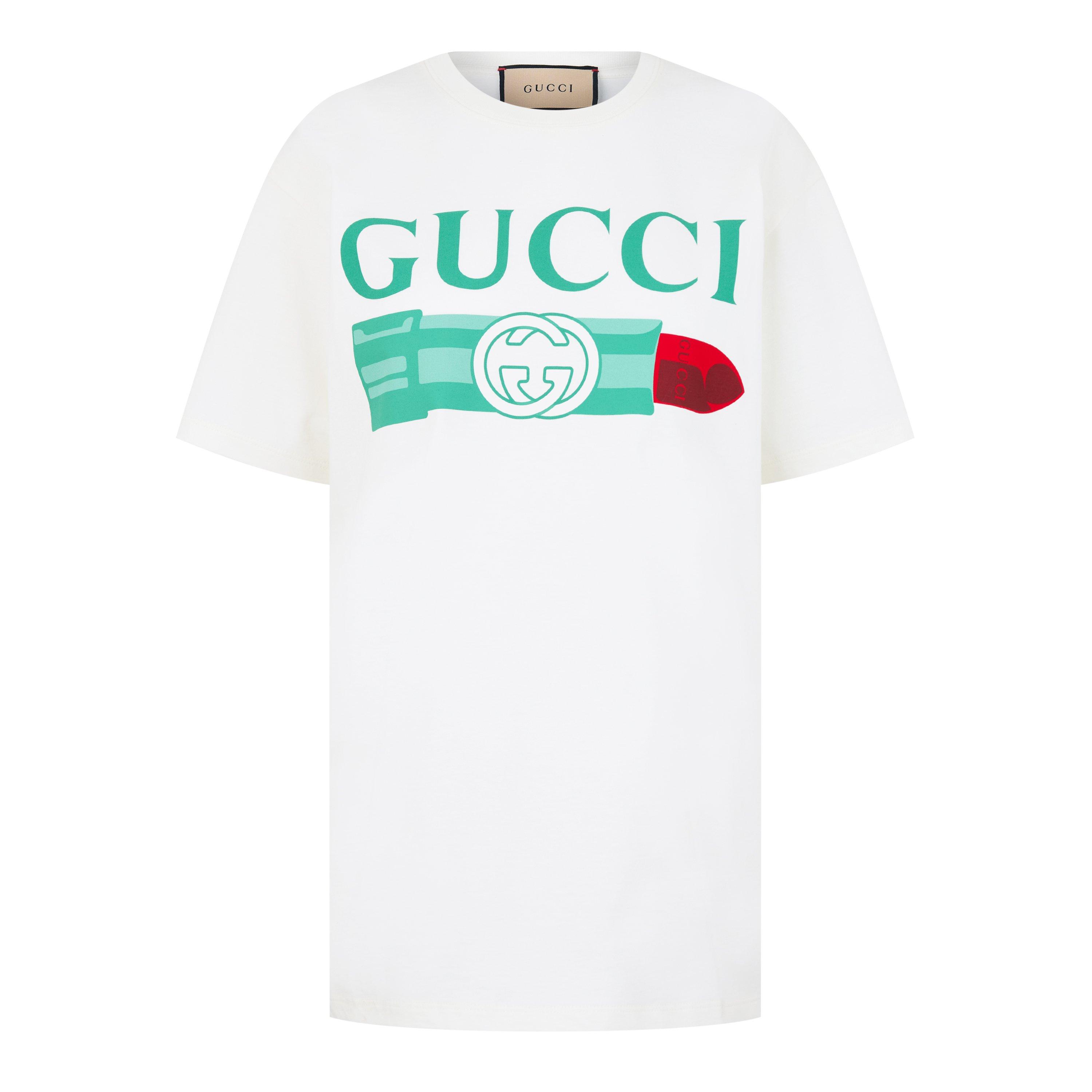 Sunlight/Mc - Gucci - Women's Lipstick Print Cotton T-Shirt - 7