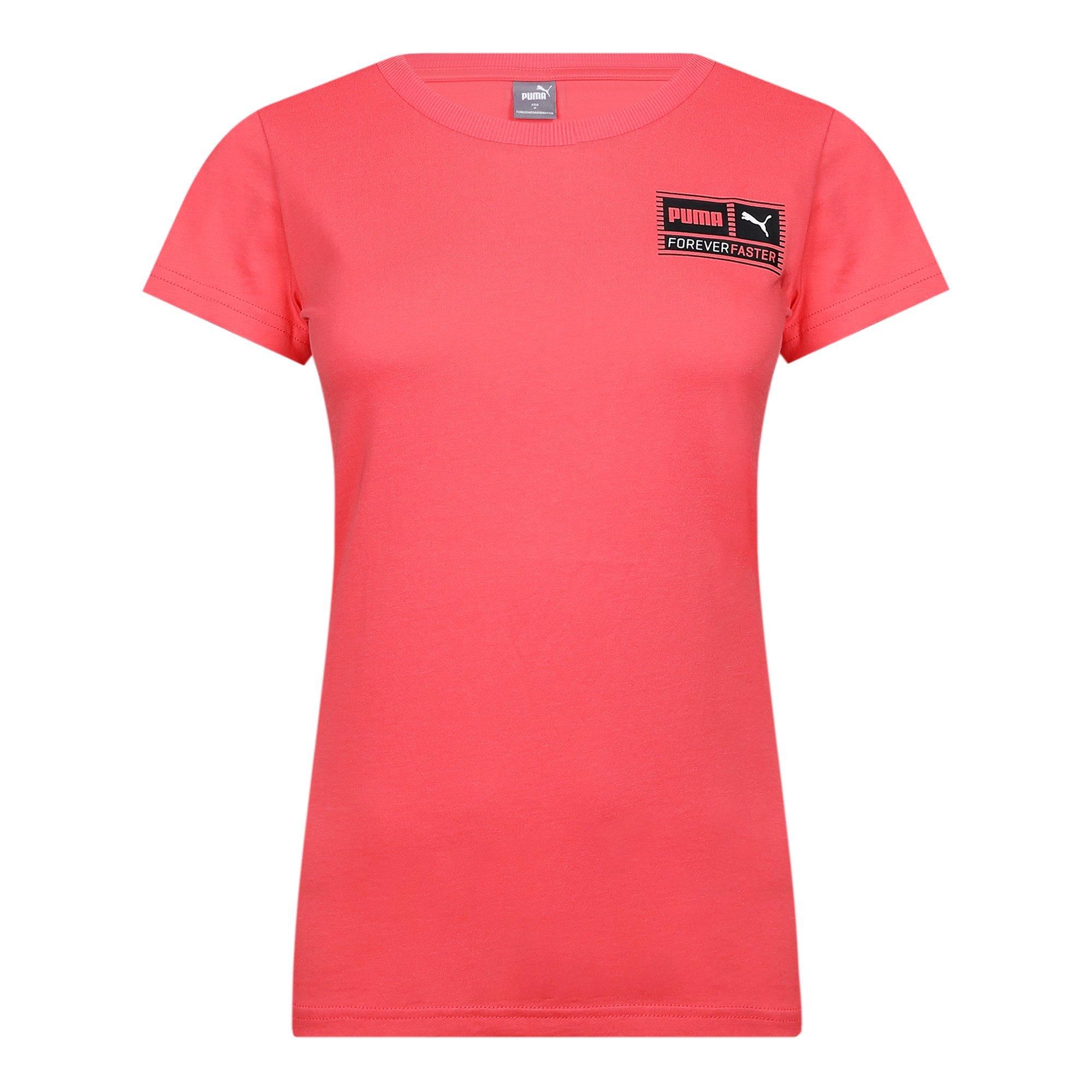 Electric Blush - Puma - Graphic Tee Womens - 1