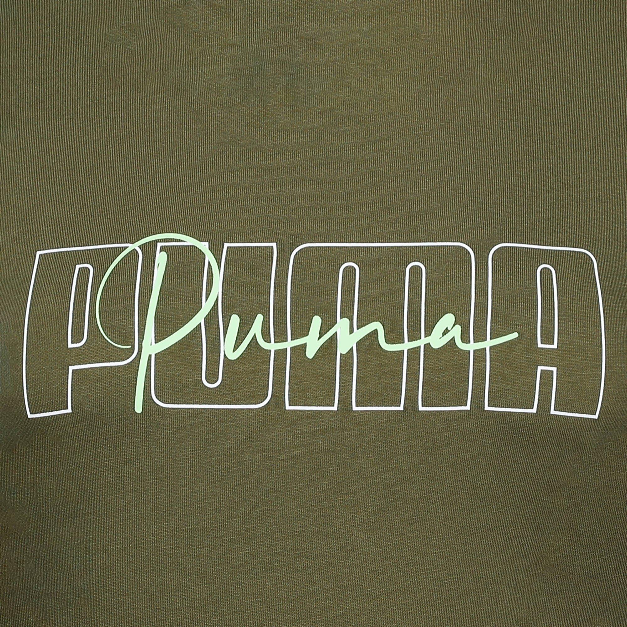 Olive Drab - Puma - Graphic T-Shirt Womens - 2