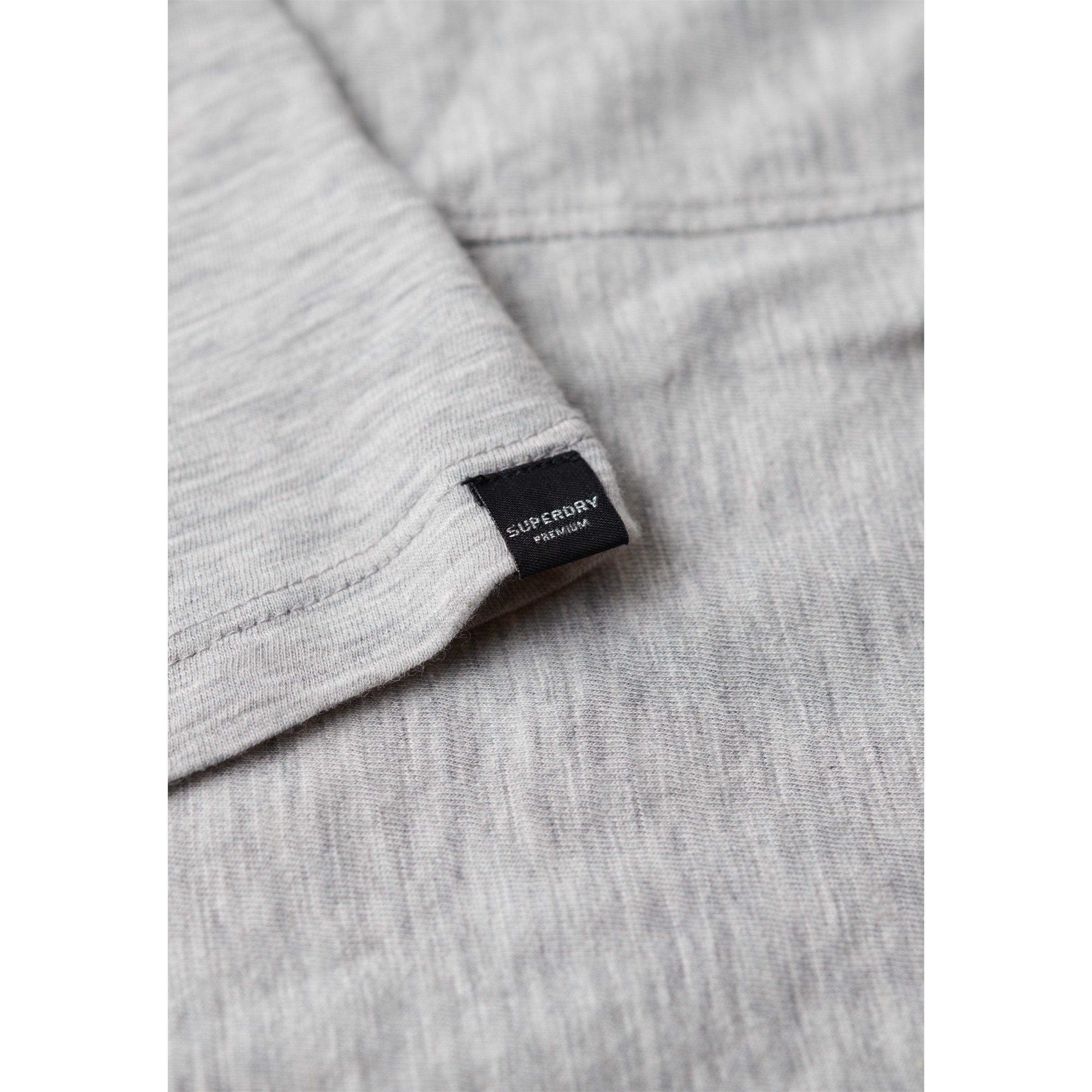 Pepper Grey - Superdry - Women's Regular Fit Scoop Neck T-Shirt - 4